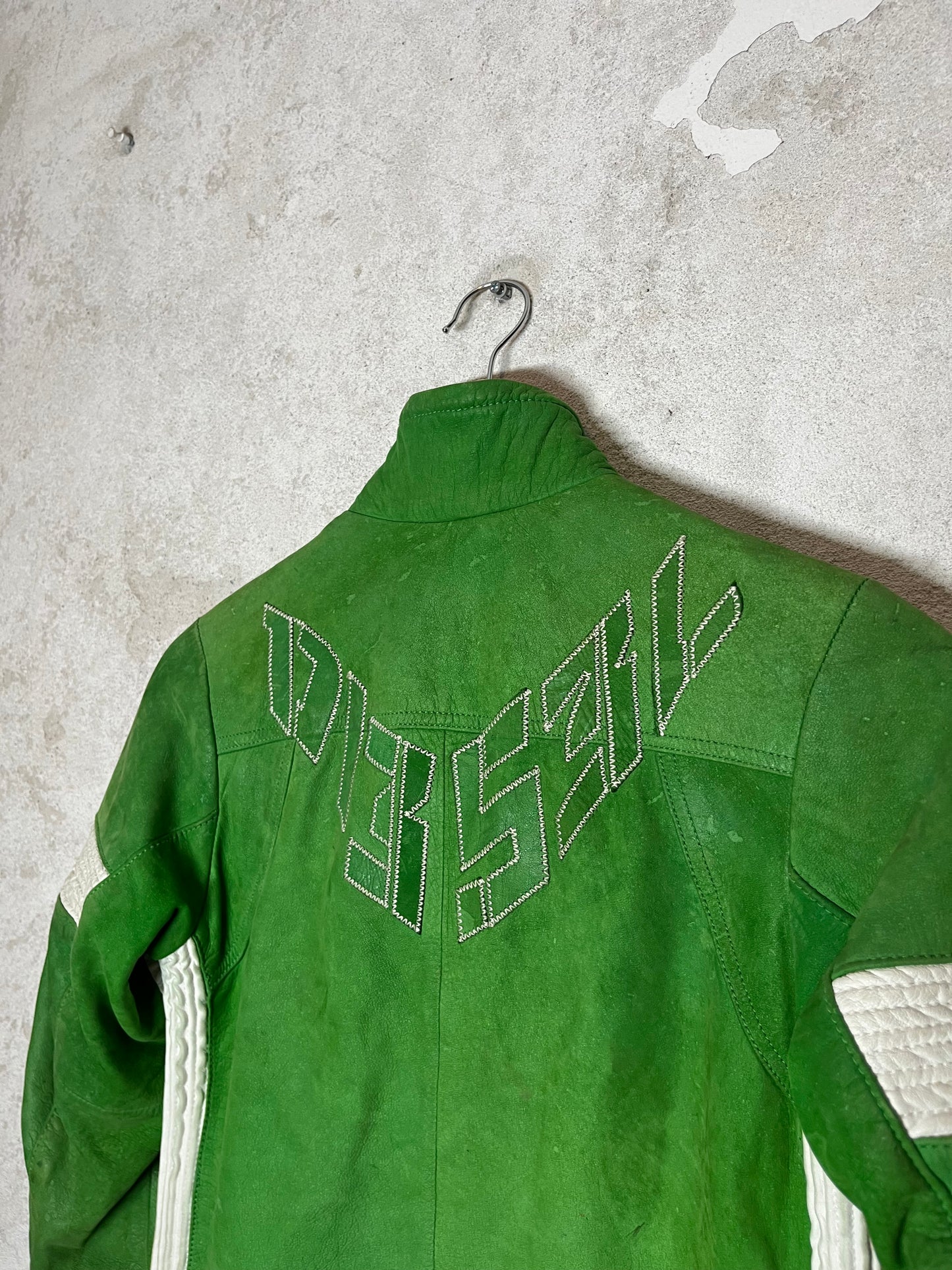 Diesel vintage leather motor jacket - M