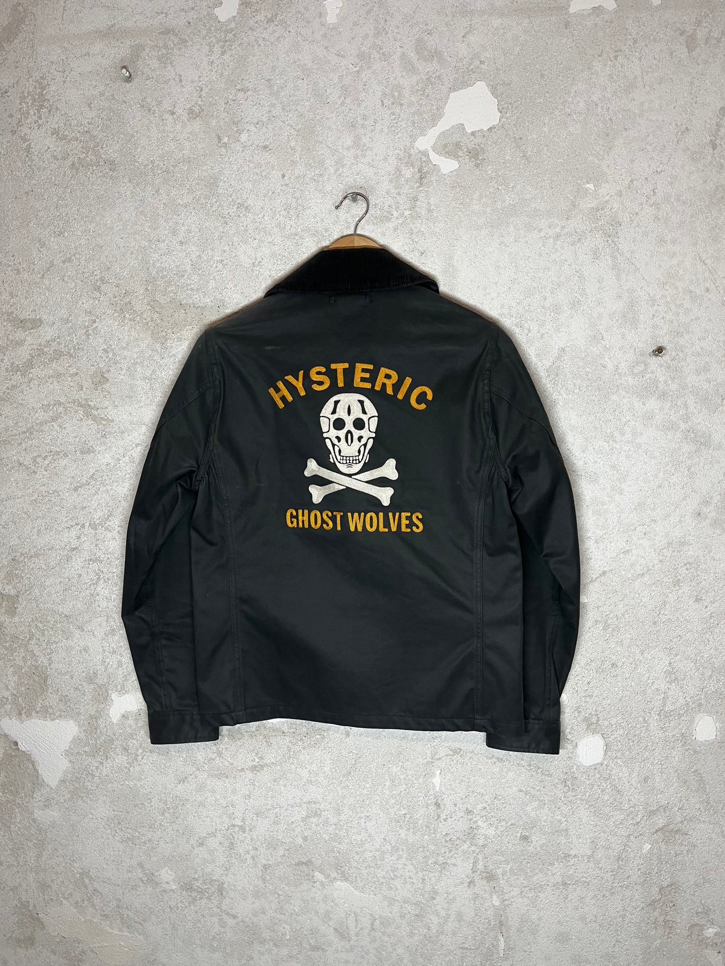 Hysteric Glamour “Ghost Wolves” waxed jacket - M