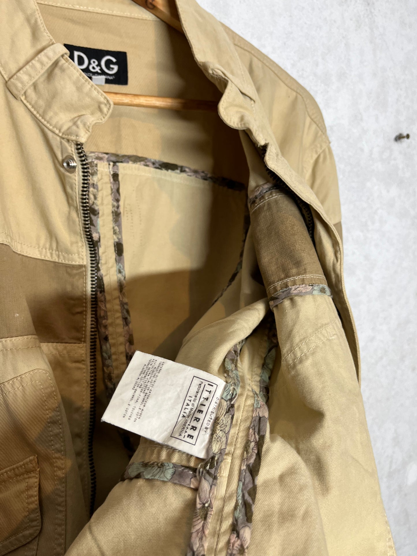 Dolce & Gabbana Beige Cargo Jacket - M