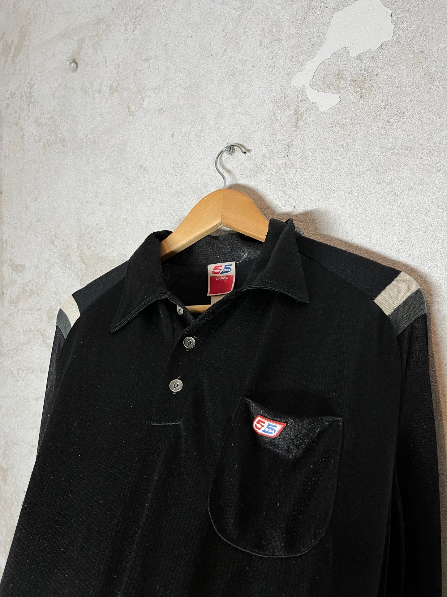 Diesel vintage DSL55 longsleeve polo shirt - L