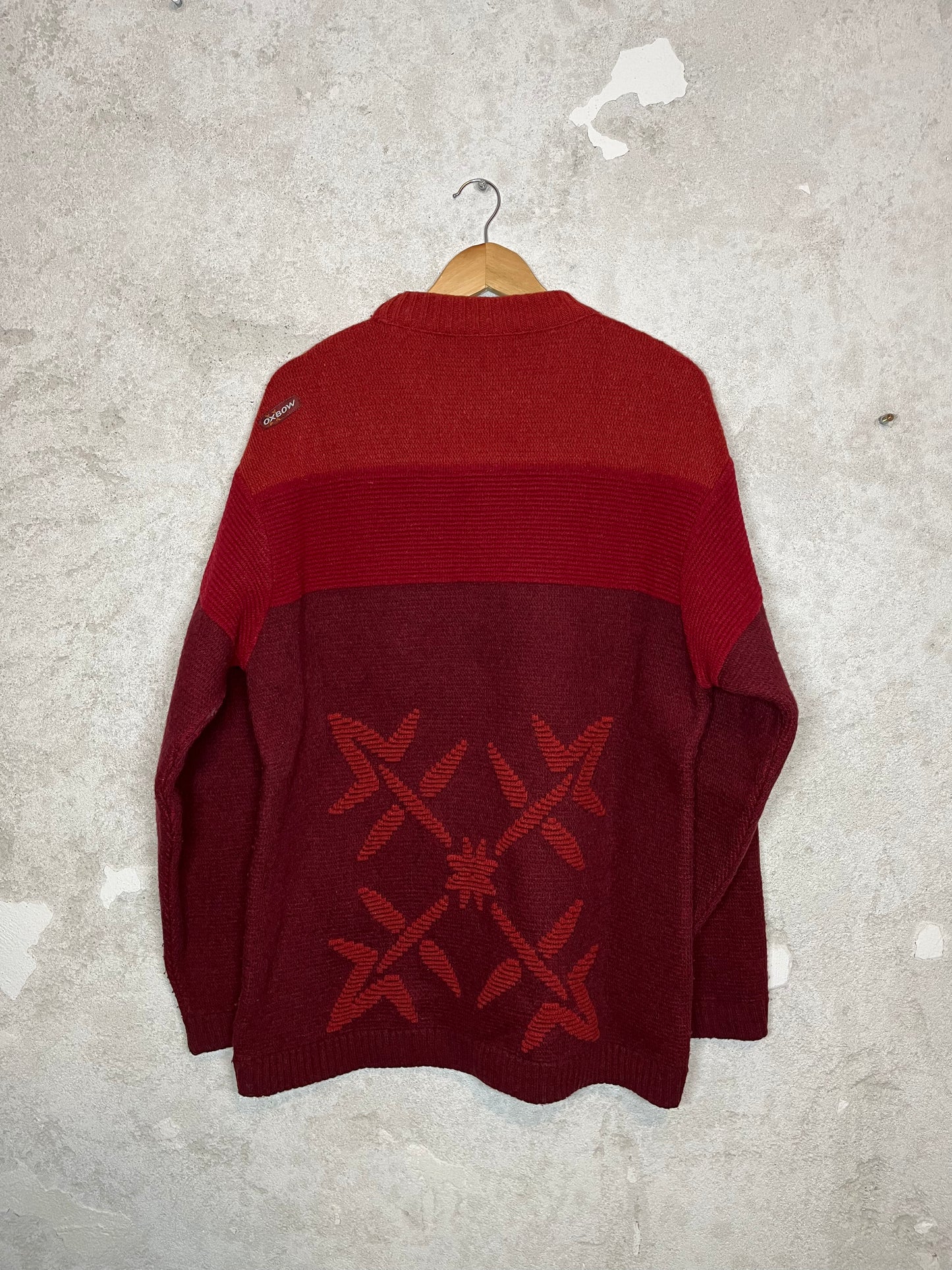 Oxbow ski snowboard heavy knit sweater - L