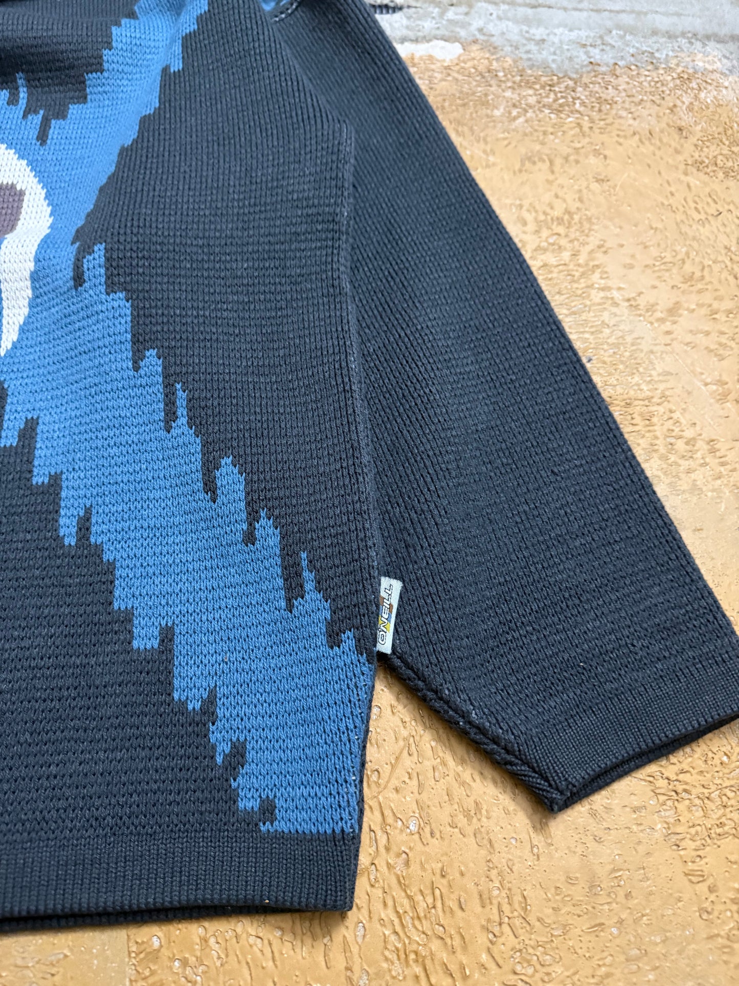 O’neill vintage retro heavy knit sweater - M