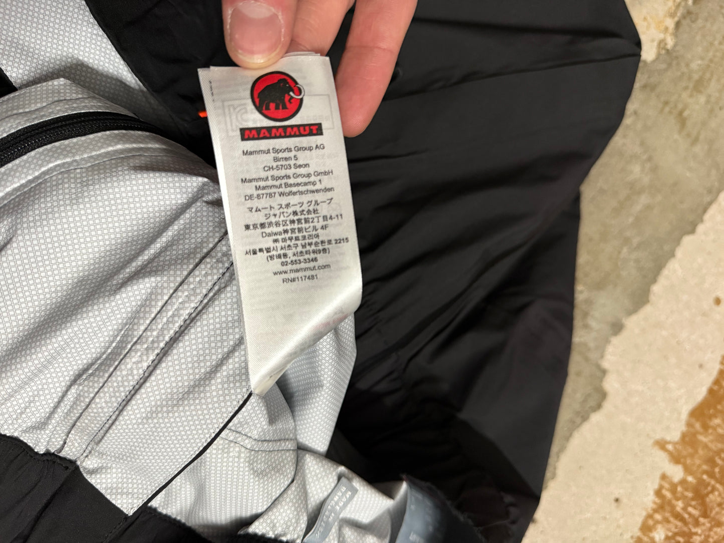 Mammut Albula Pants womens rain hiking pants - M