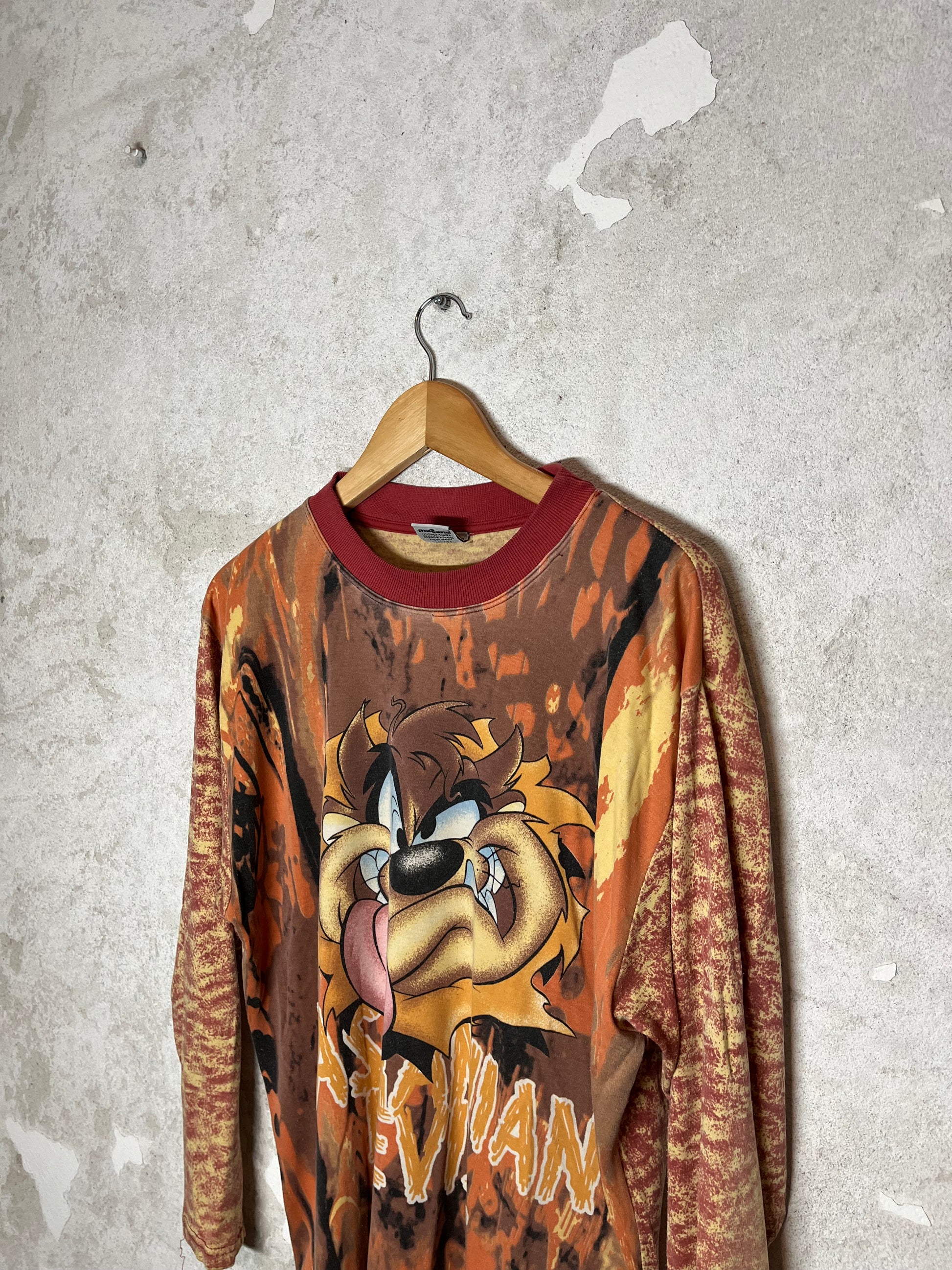 Looney Tunes taz tasmanian devil vintage 2000s longsleeve shirt