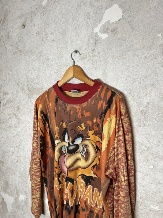 Looney Tunes taz tasmanian devil vintage 2000s longsleeve shirt