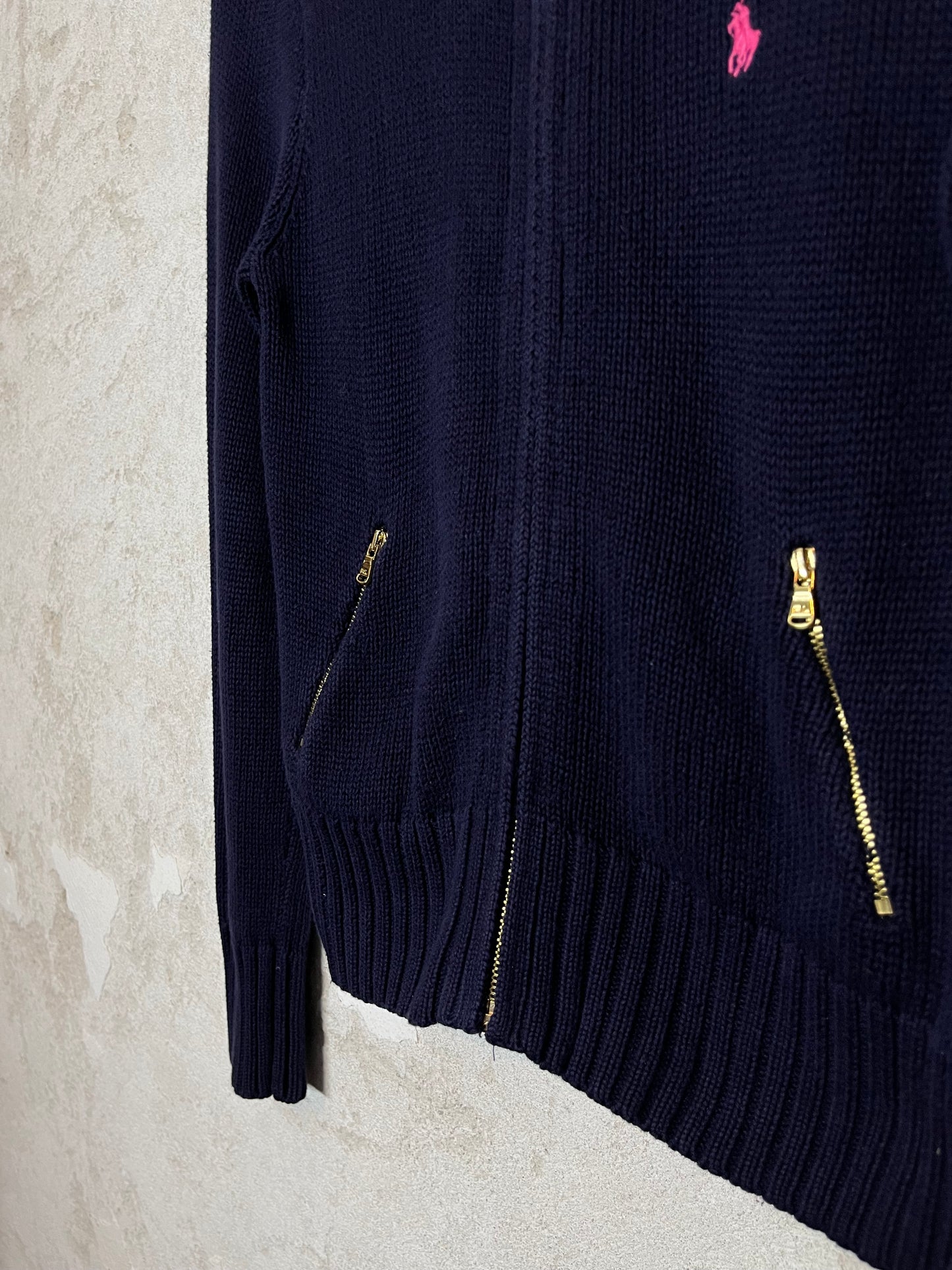 Ralph Lauren knit zip-up sweater vintage - XS/S