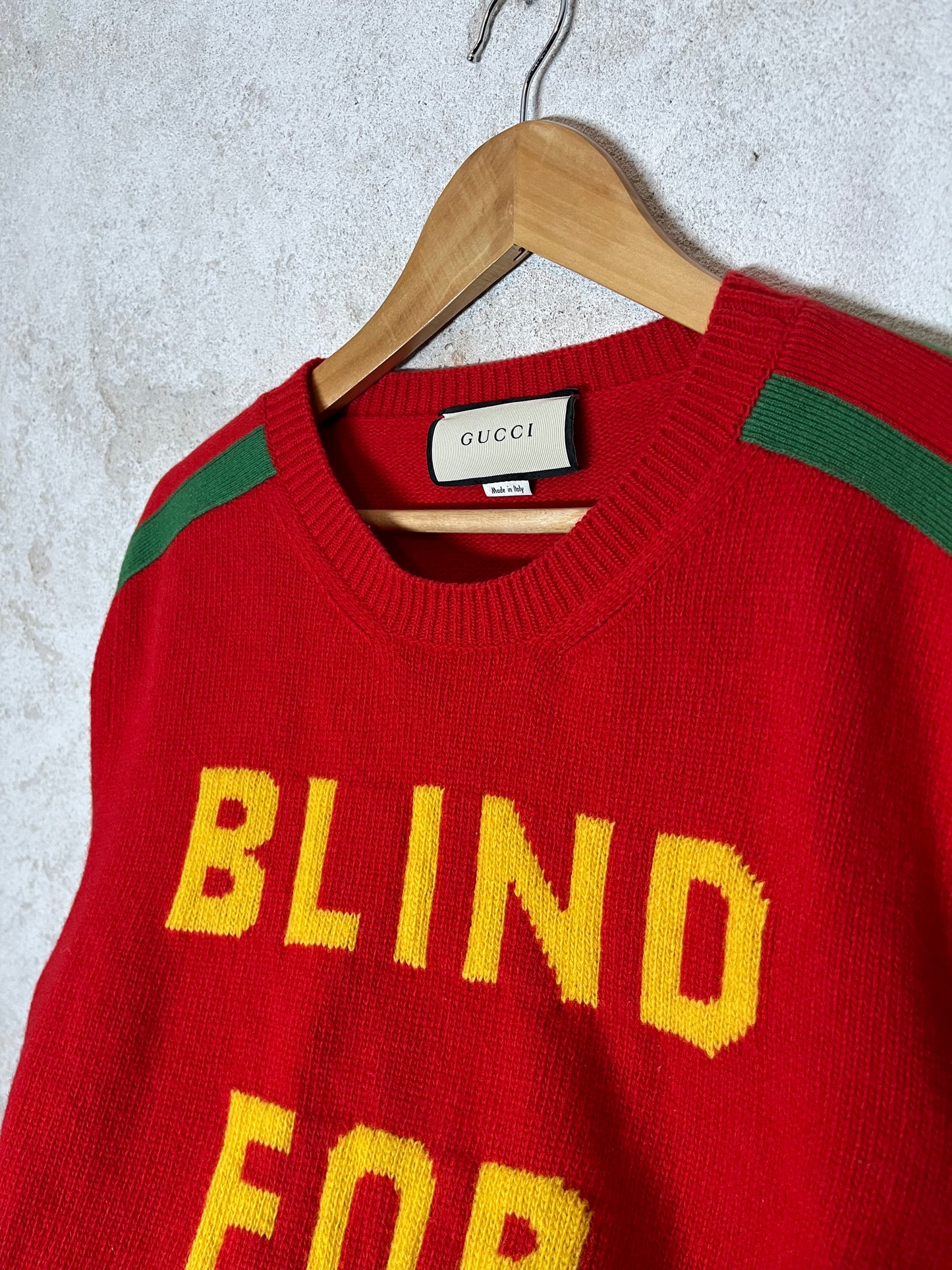 Gucci Blind for love knit sweater - M