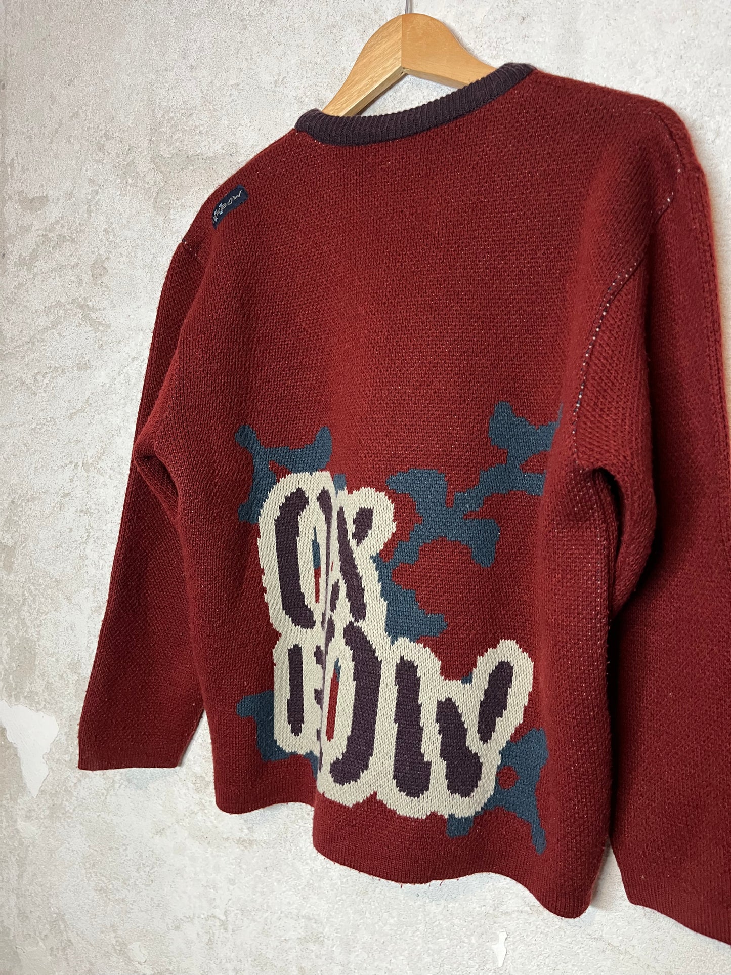 Oxbow vintage heavy knit ski sweatshirt - S