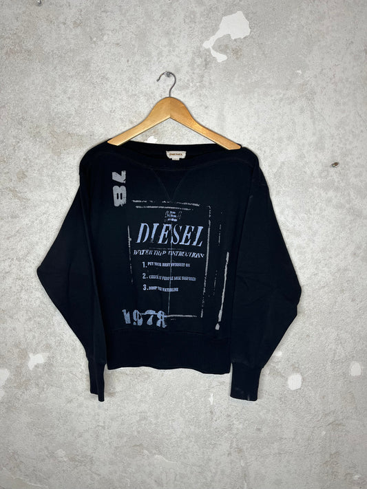 Diesel vintage 90s 2000s retro sweatshirt - S