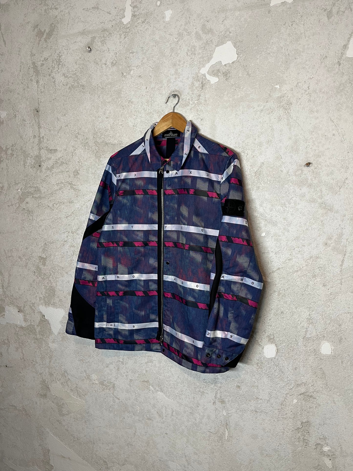 Stone Island DPM CHINÉ Jacquard ghost jacket - S