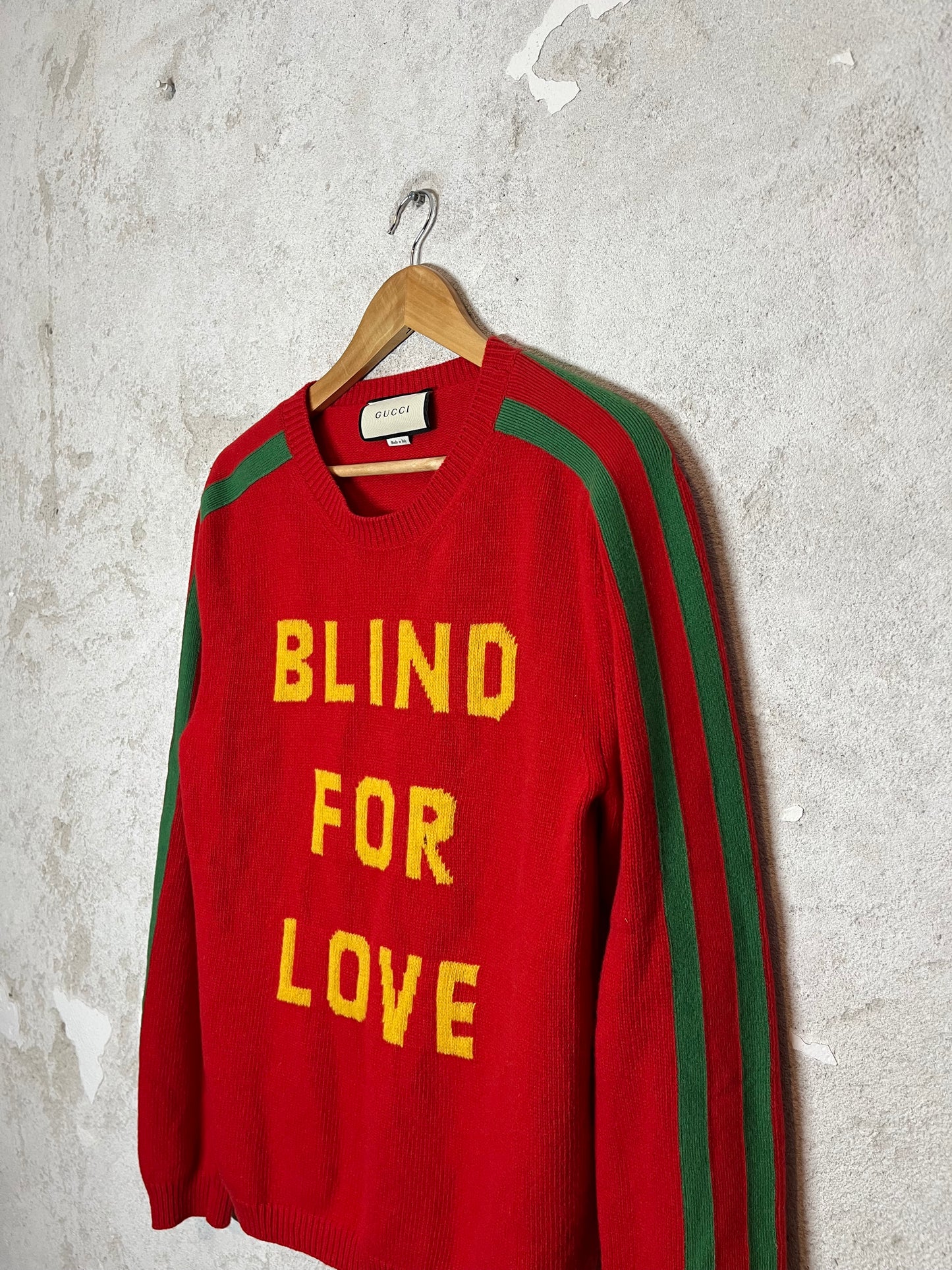 Gucci Blind for love knit sweater - M