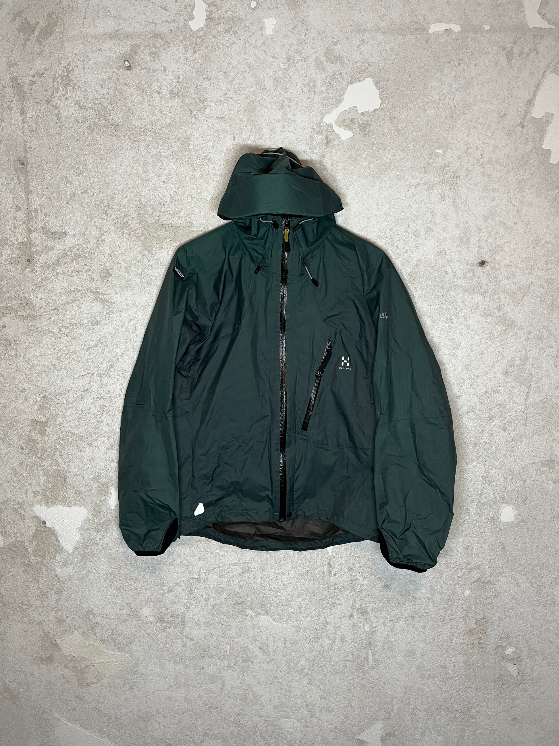 Haglöfs gore-tex L.I.M. series gorpcore rain jacket 