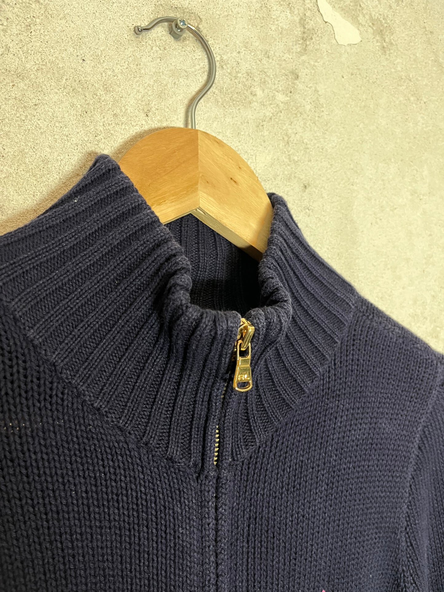 Ralph Lauren knit zip-up sweater vintage - XS/S