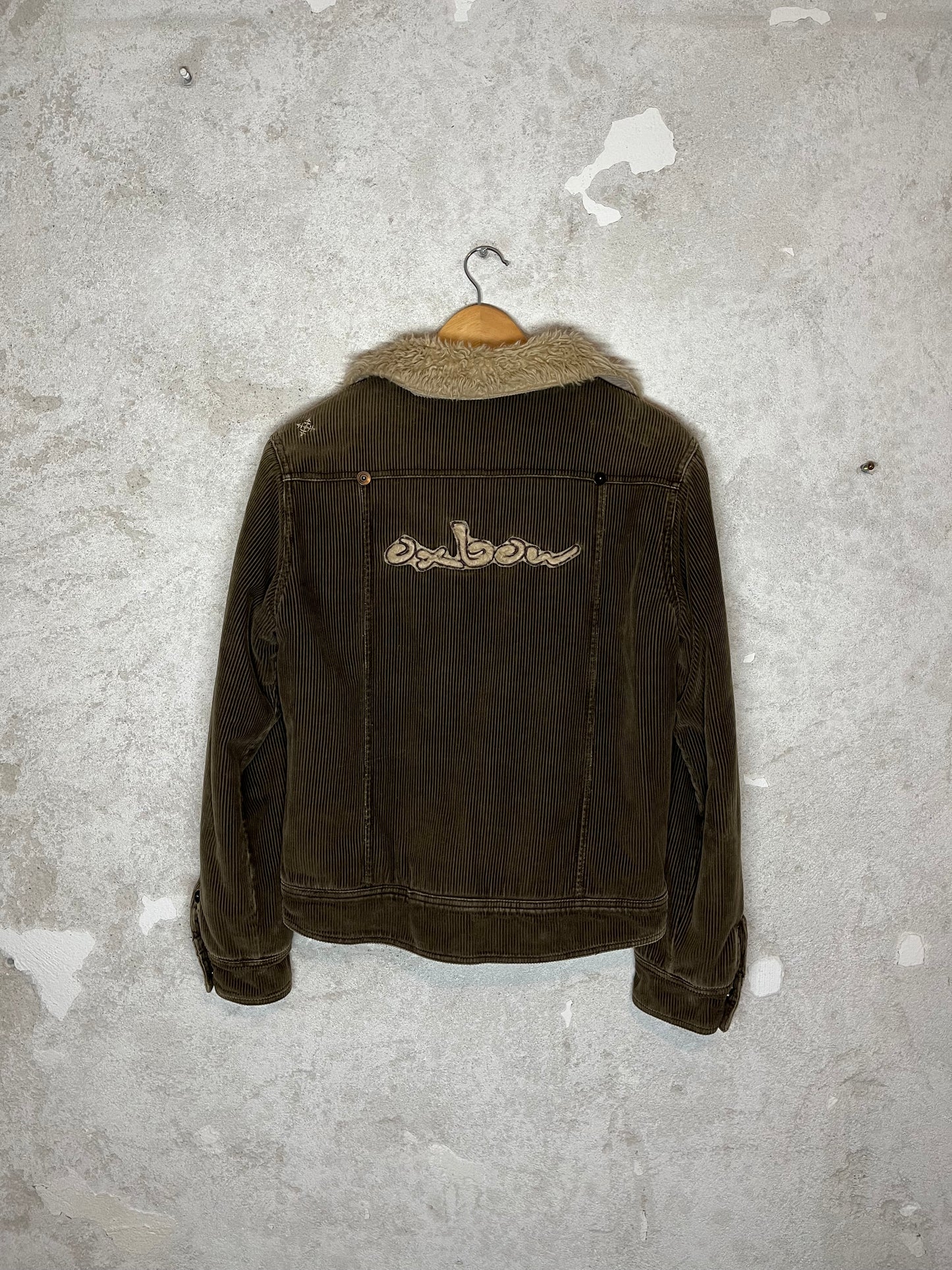 Oxbow vintage sherpa sherling corduroy jacket