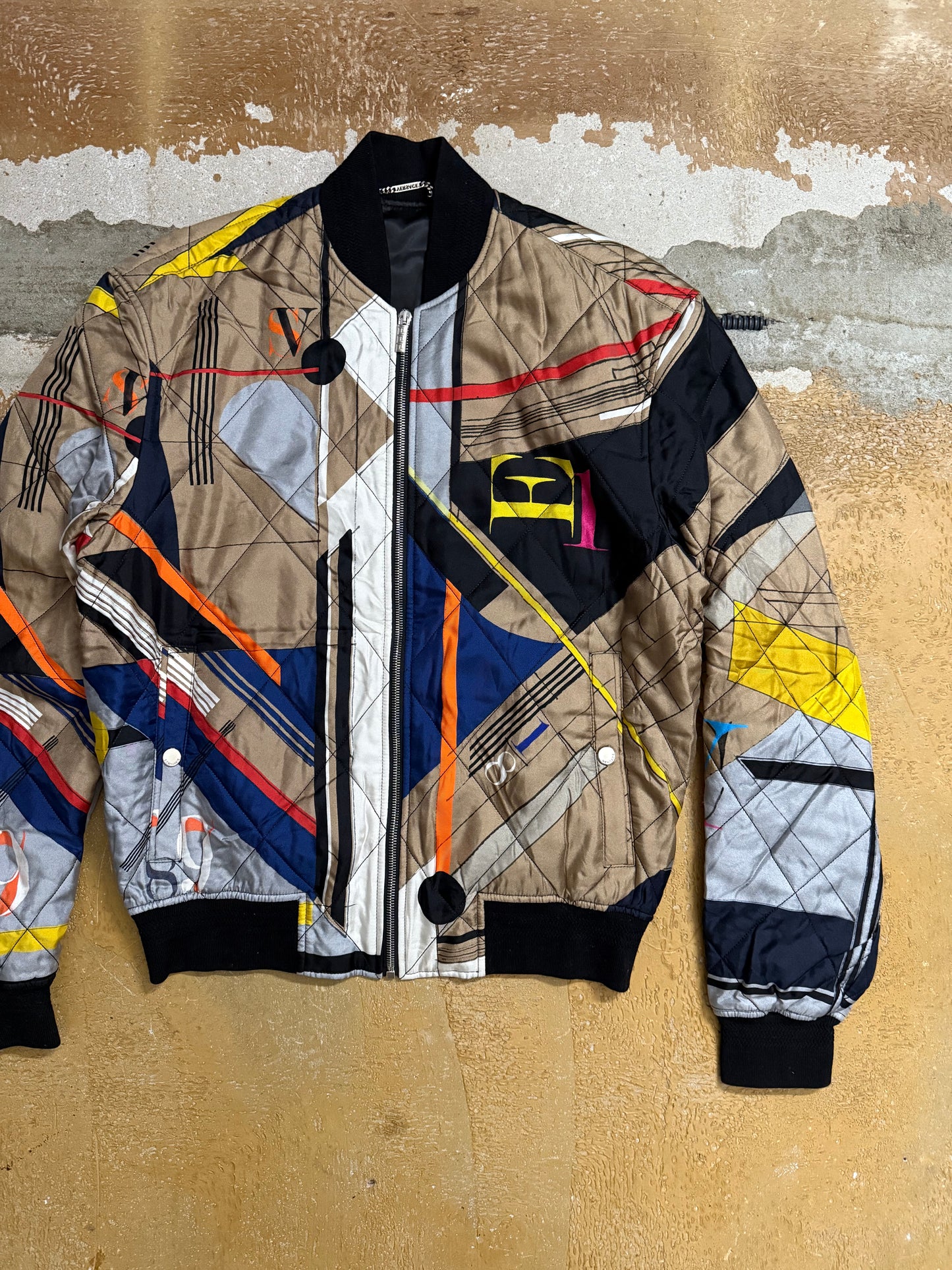 Versace vintage baroque bomber jacket - M