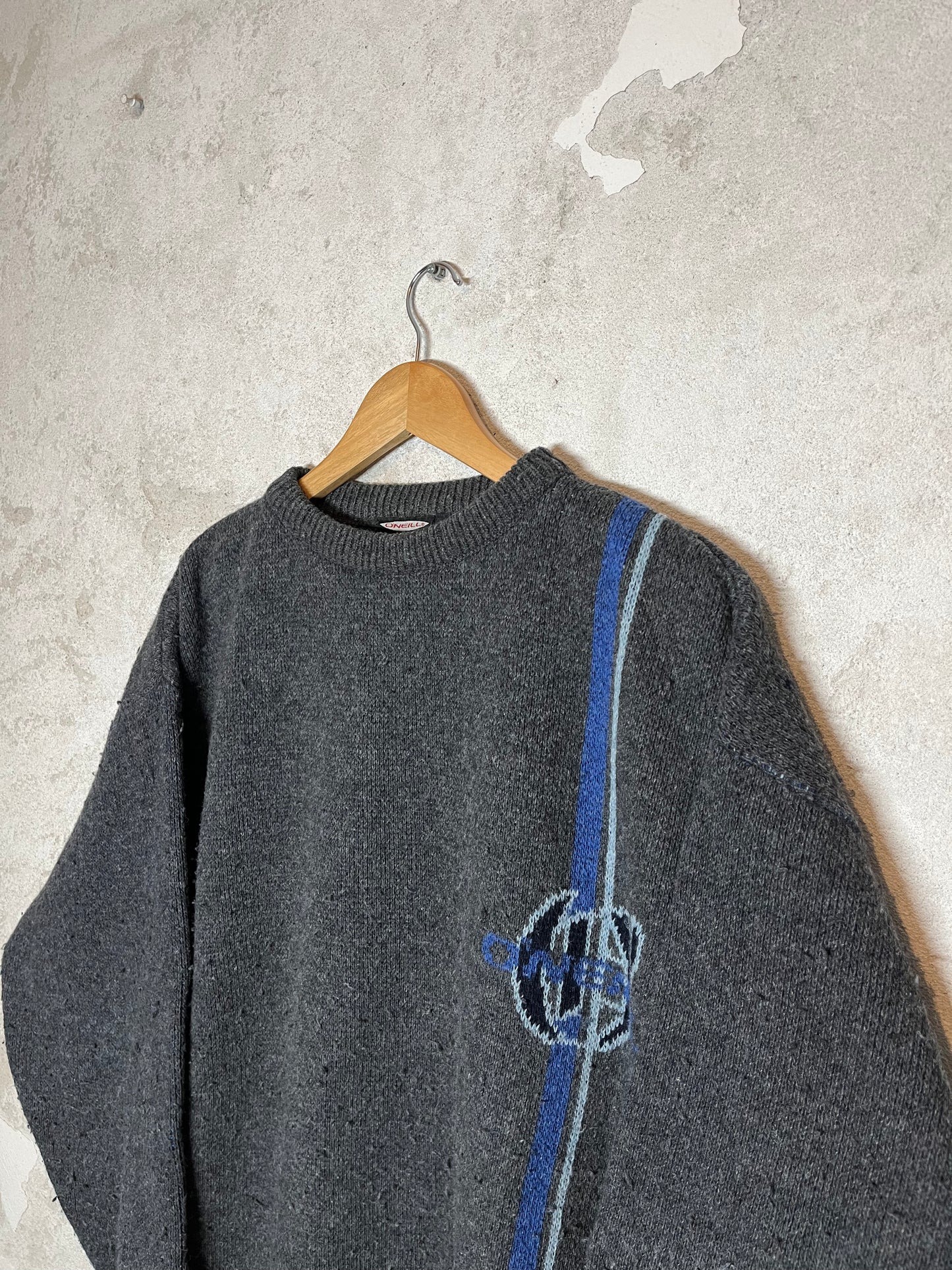 O'neill 2000s ski snowboard heavy knit sweater - XL