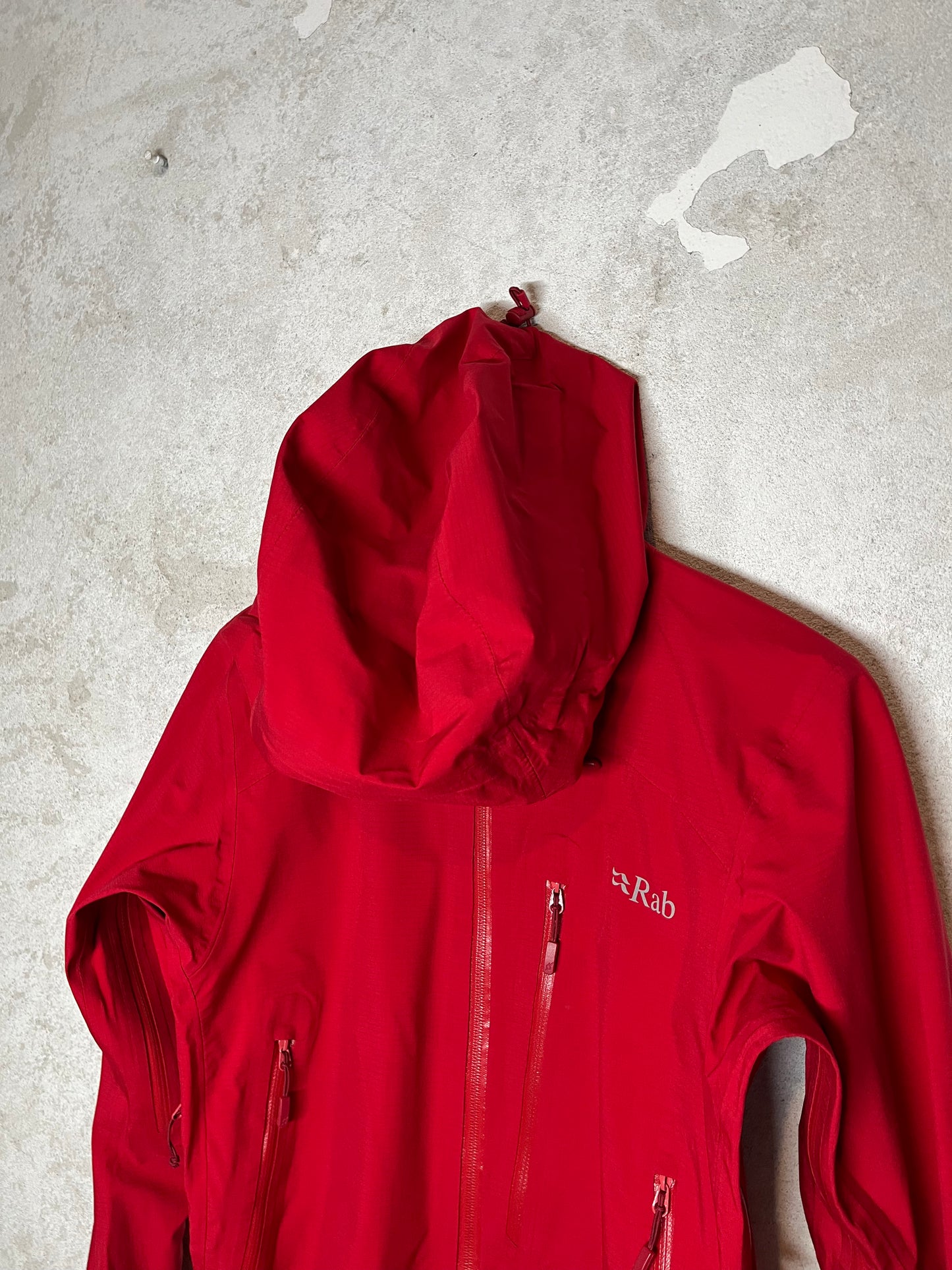 Rab raincoat jacket red - S