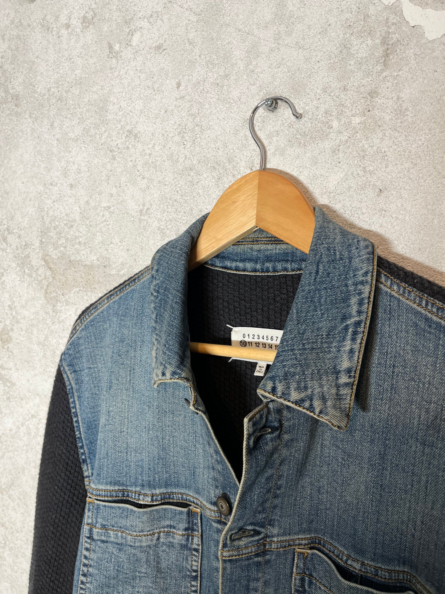 Maison Martin Margiela MM6 Indigo Knit denim jacket - M