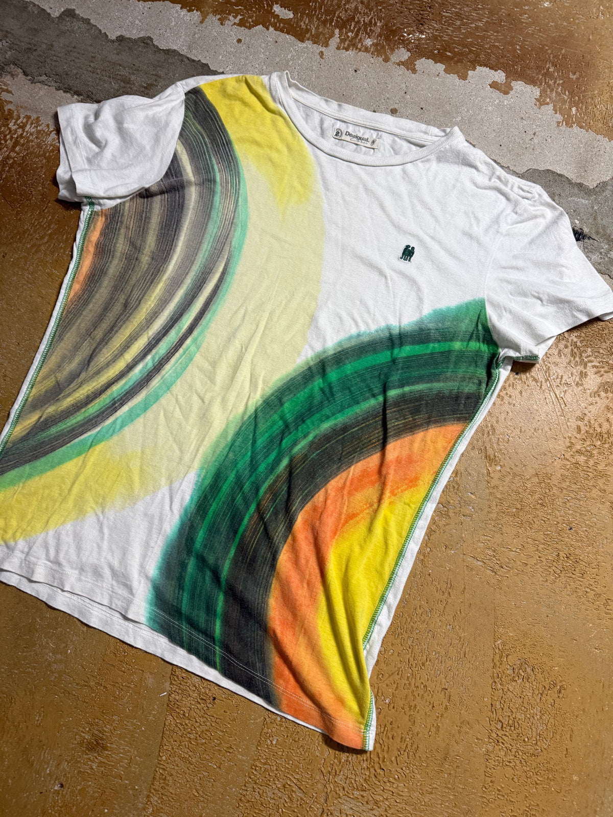 Desigual multicolor tee shirt - M