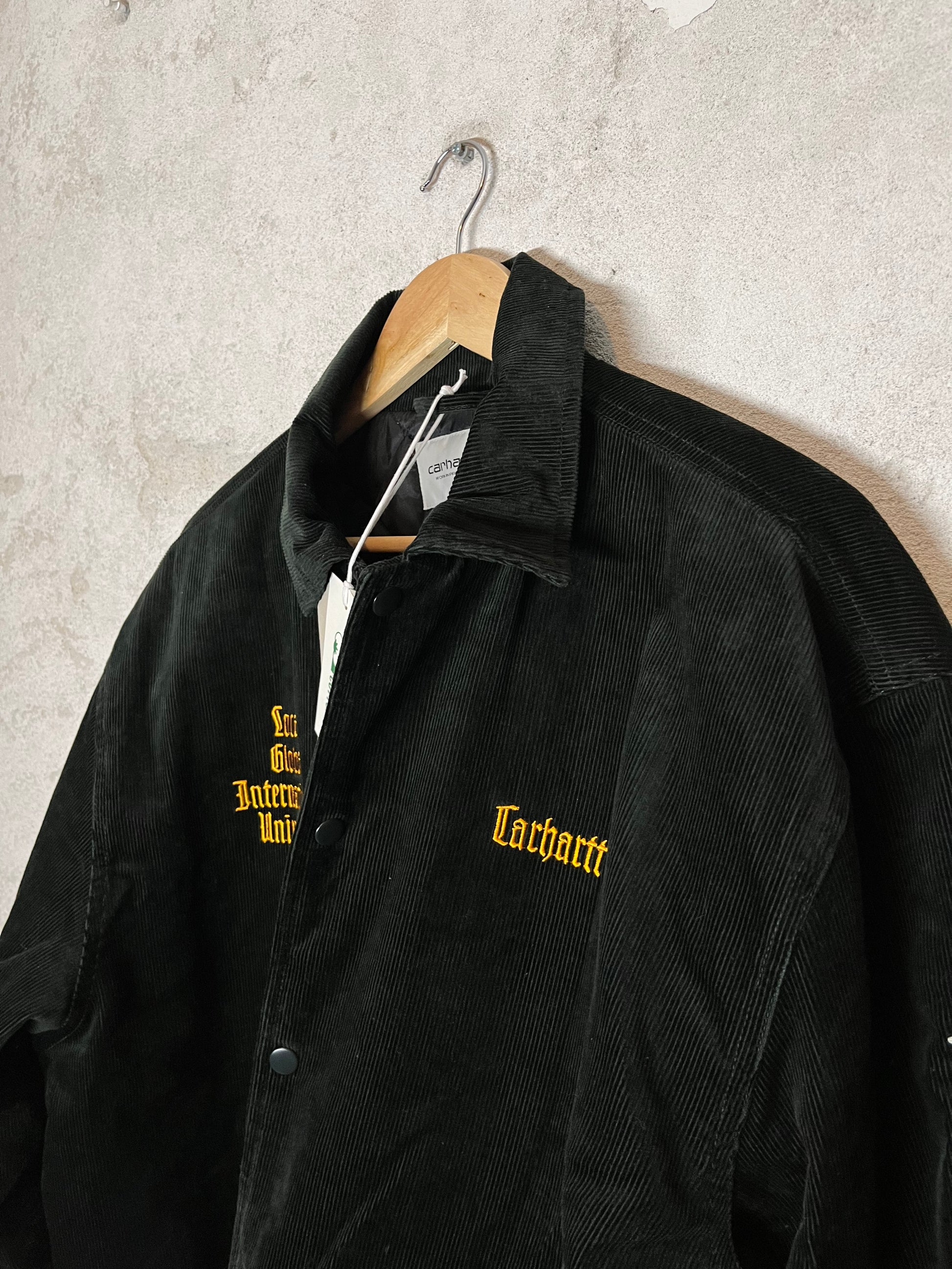 Carhartt Letterman corduroy jacket new with tags