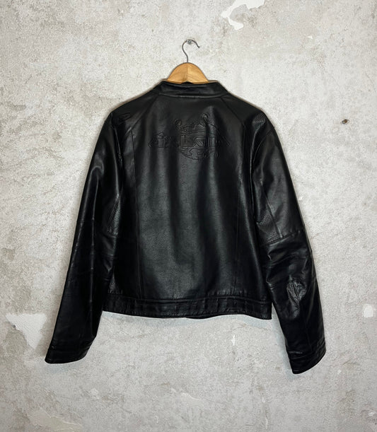 Oxbow vintage motor leather jacket - M