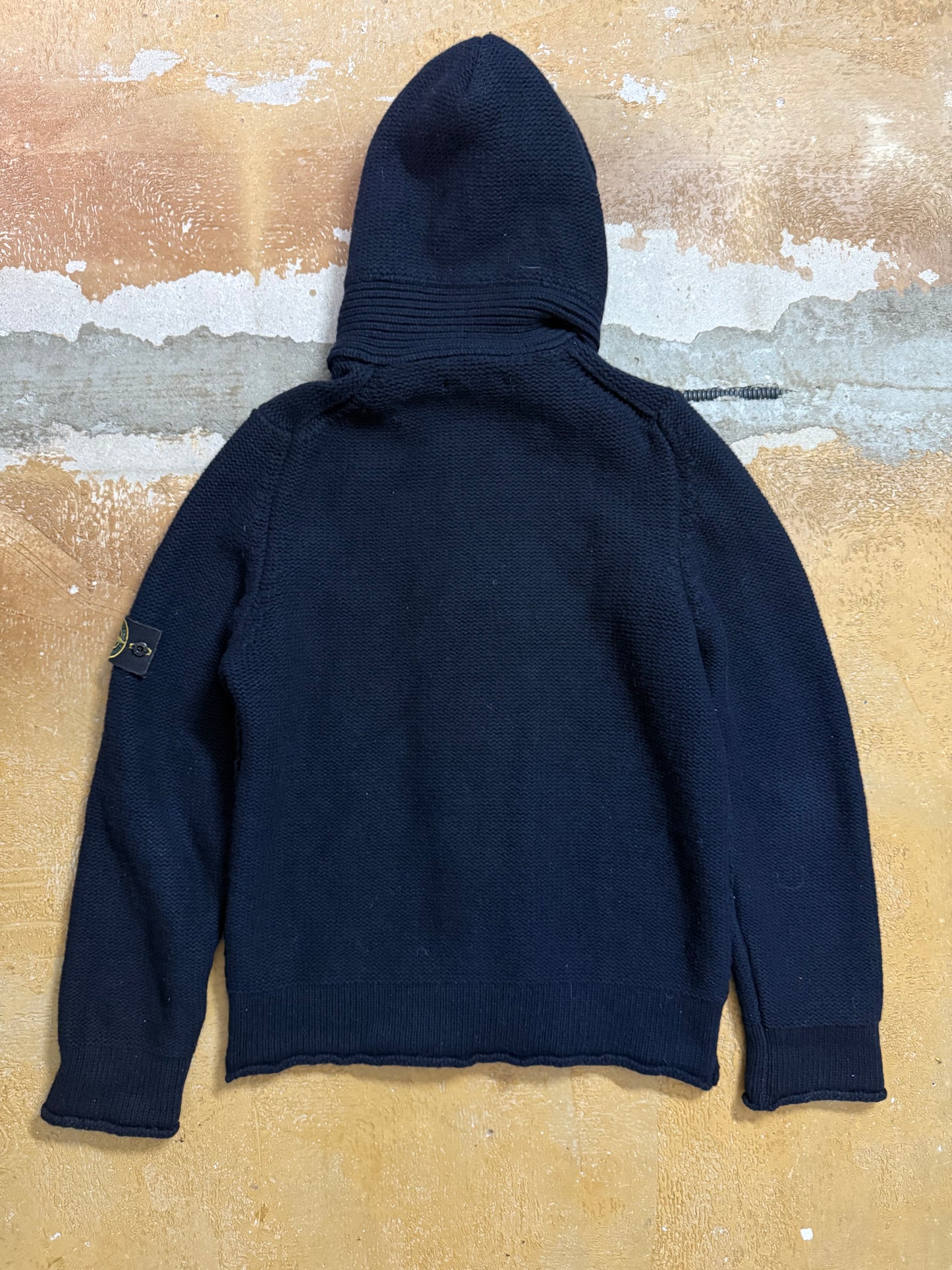 Stone Island vintage heavy knit 100% wool sweater - XL