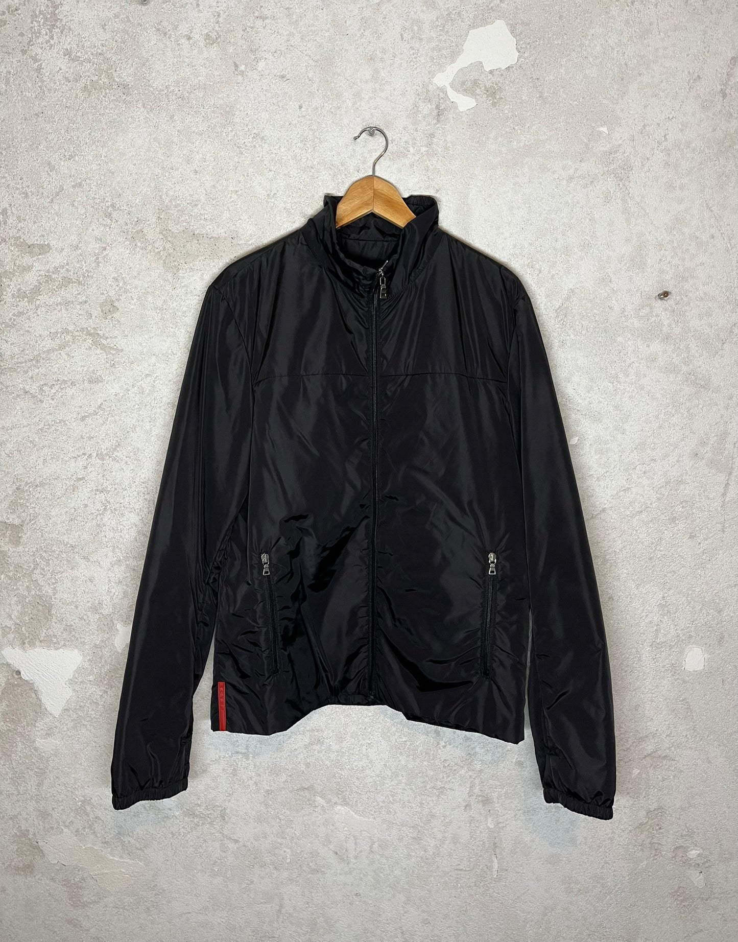 Prada 90s nylon jacket red label detail - XL