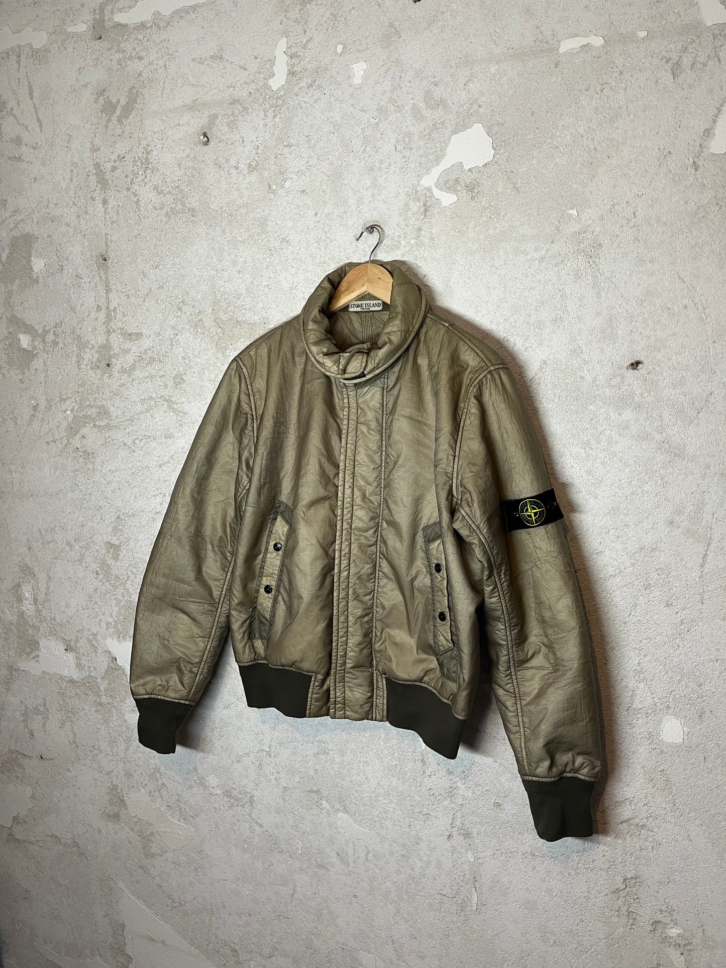 Stone Island vintage crinkle bomber jacket AW'07 - AW'08 - XL