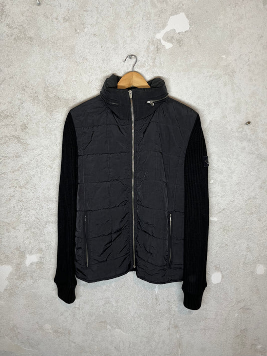 CP Company knitted sleeve badge jacket - XL