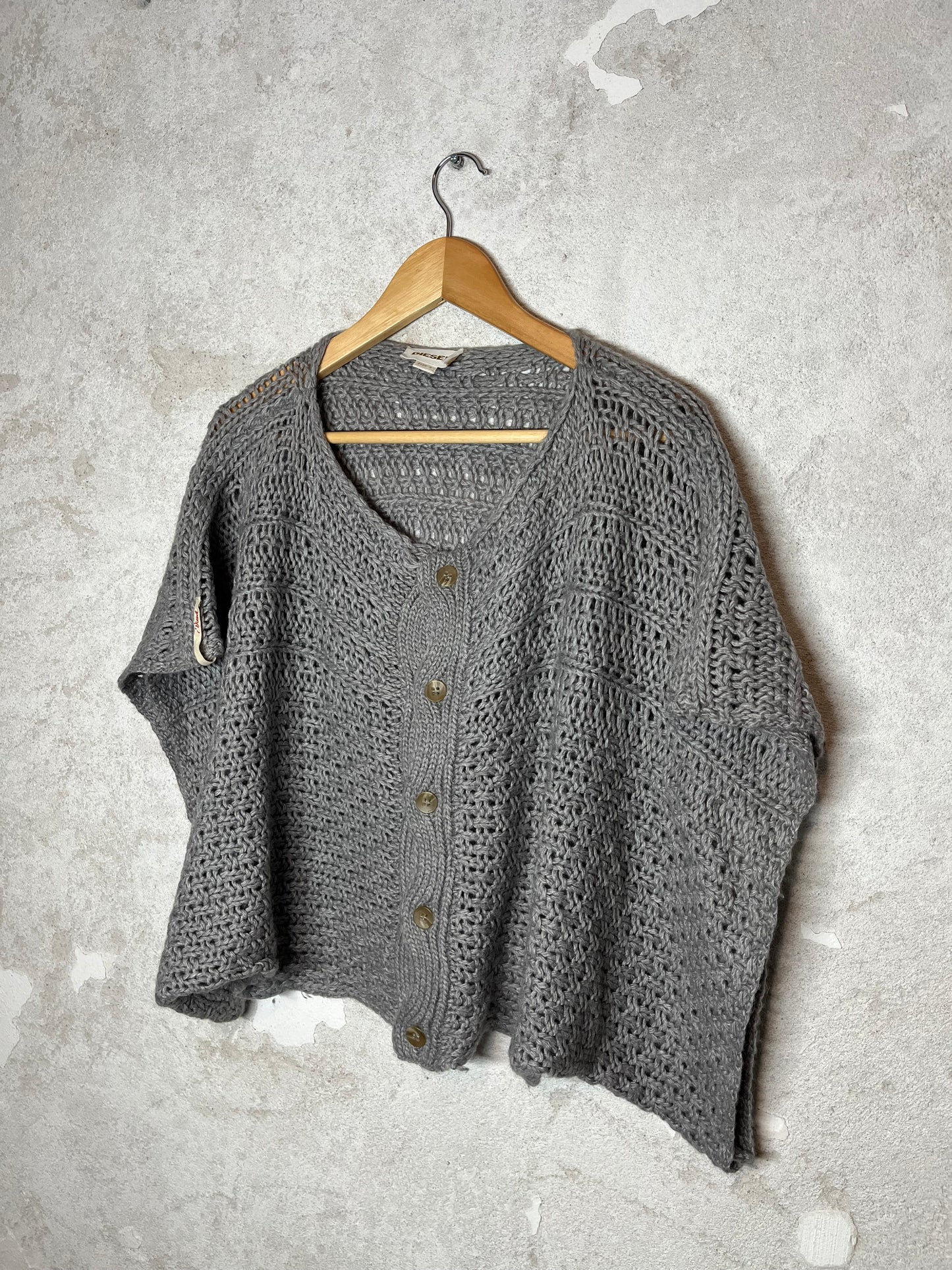 Diesel knitted poncho - S