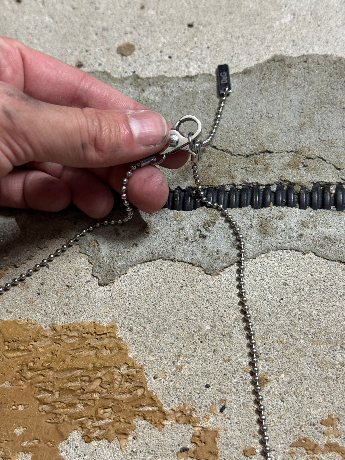 I love Dolce & Gabbana silver necklace