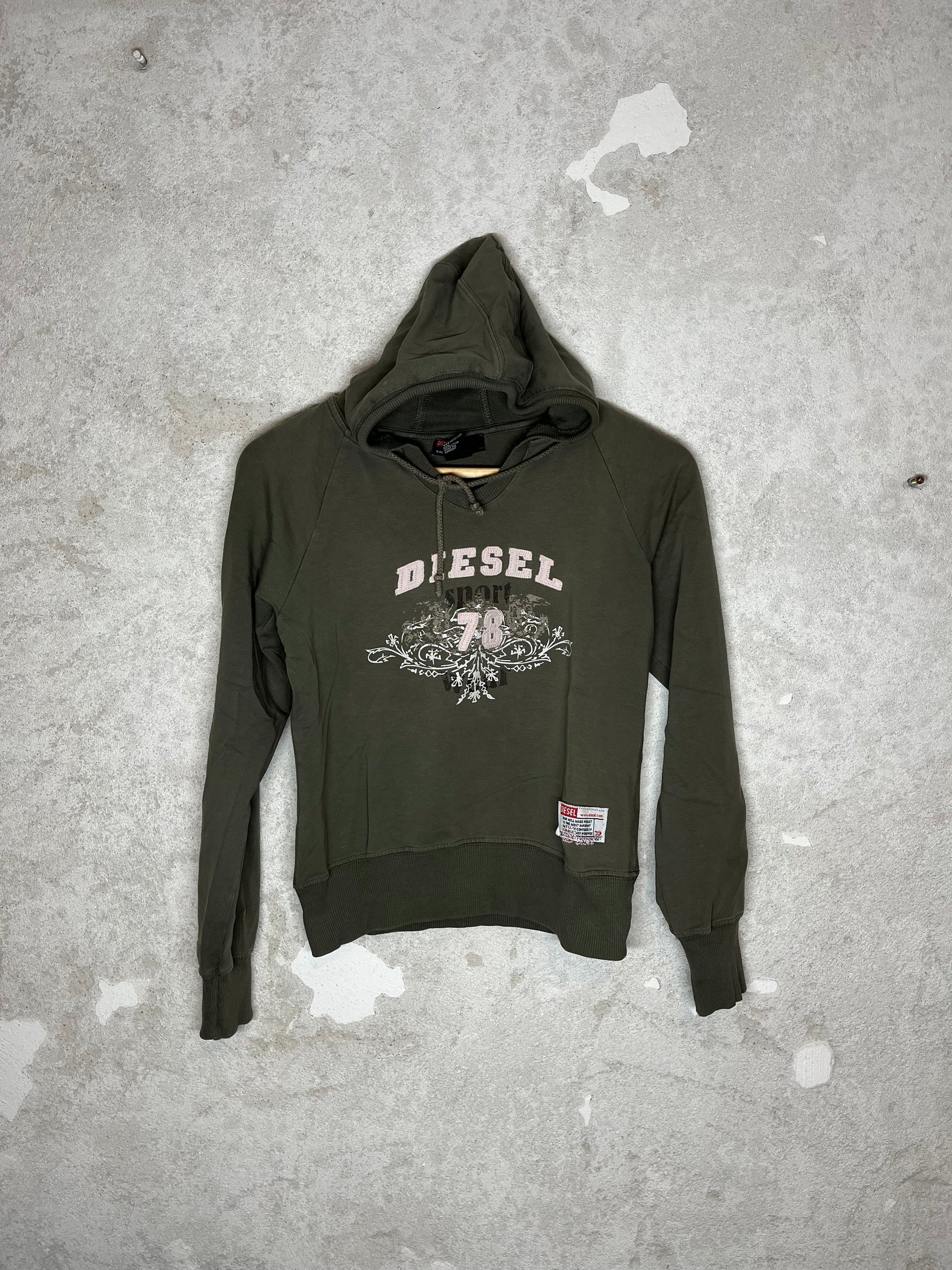 Diesel hoodie 2000s sweatshirt y2k