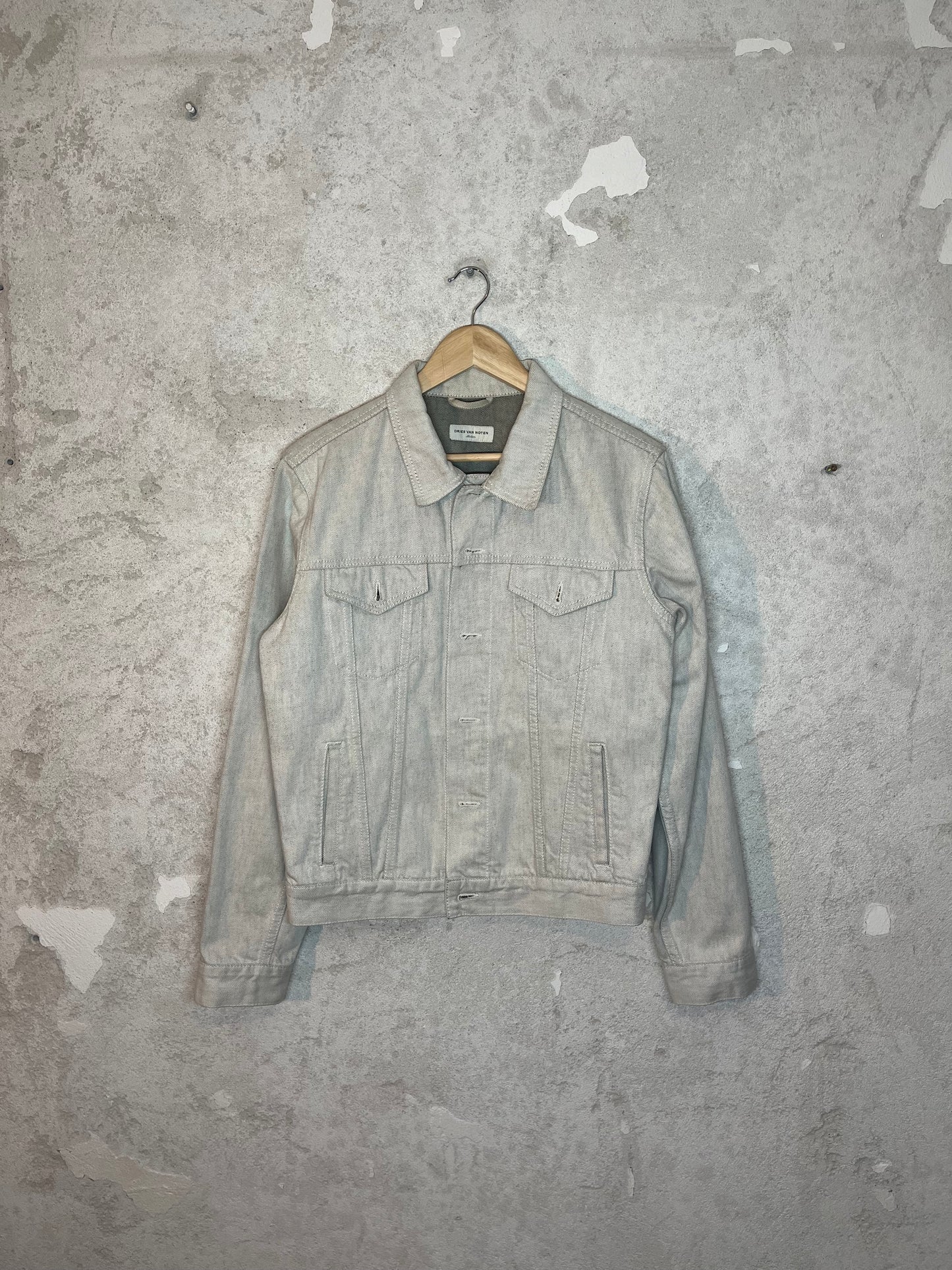 Dries van Noten 'fake button' denim jacket