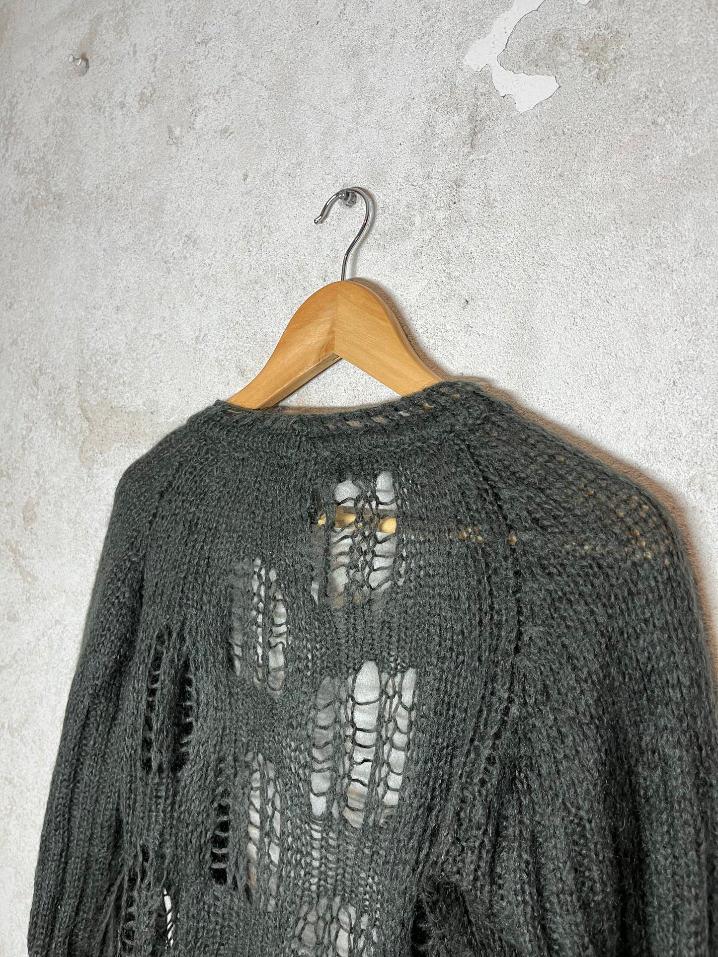 Diesel knit poncho jacket - M