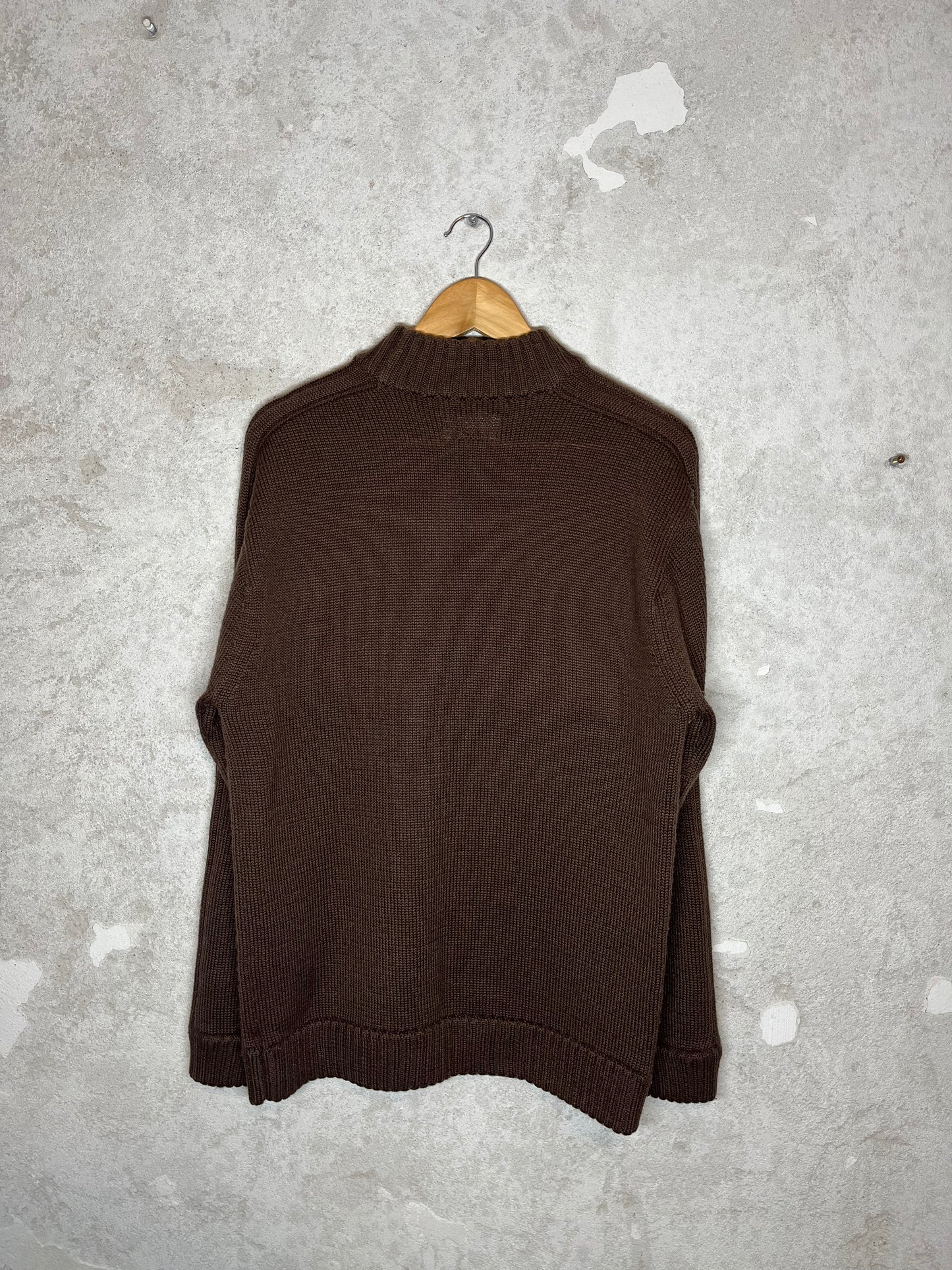 Oakley rare 90s knit spellout turtleneck sweater - L