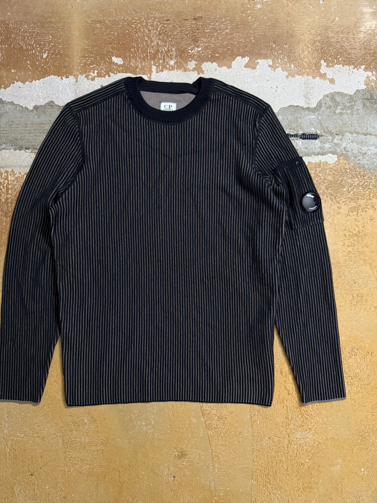 CP Company ribbed knit wool sweater - M