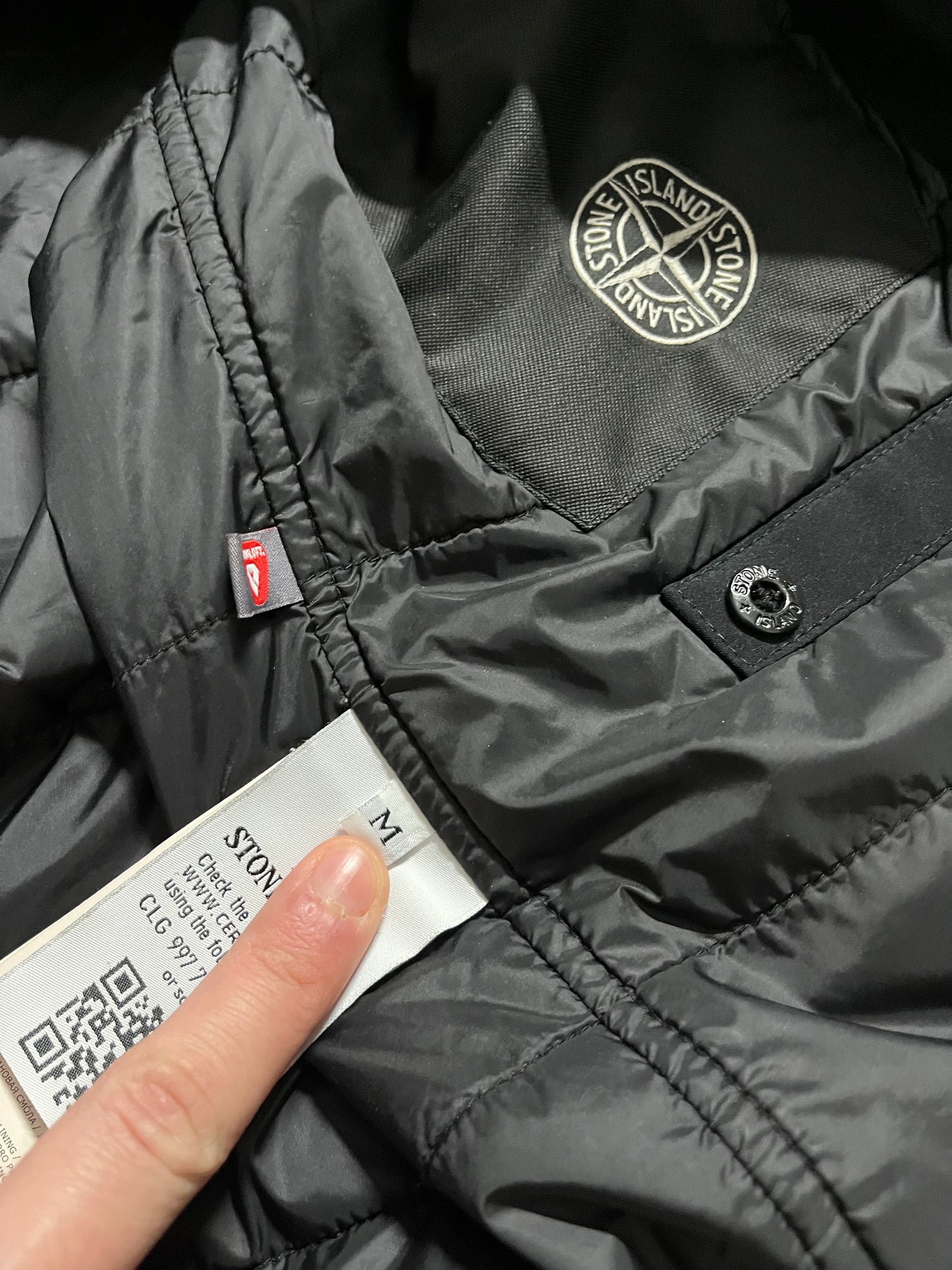 Stone Island assymetrical jacket - M