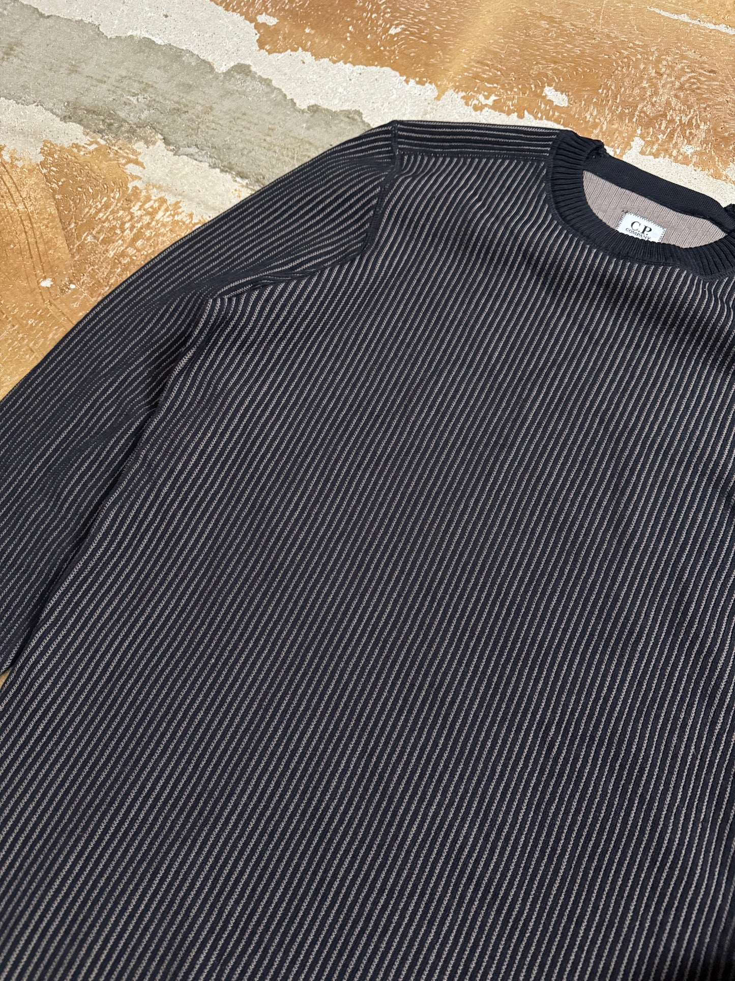 CP Company ribbed knit wool sweater - M