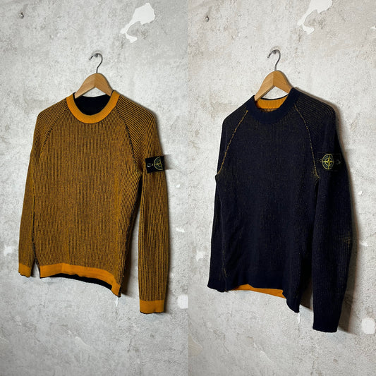 Stone Island Reversible knit sweater - S