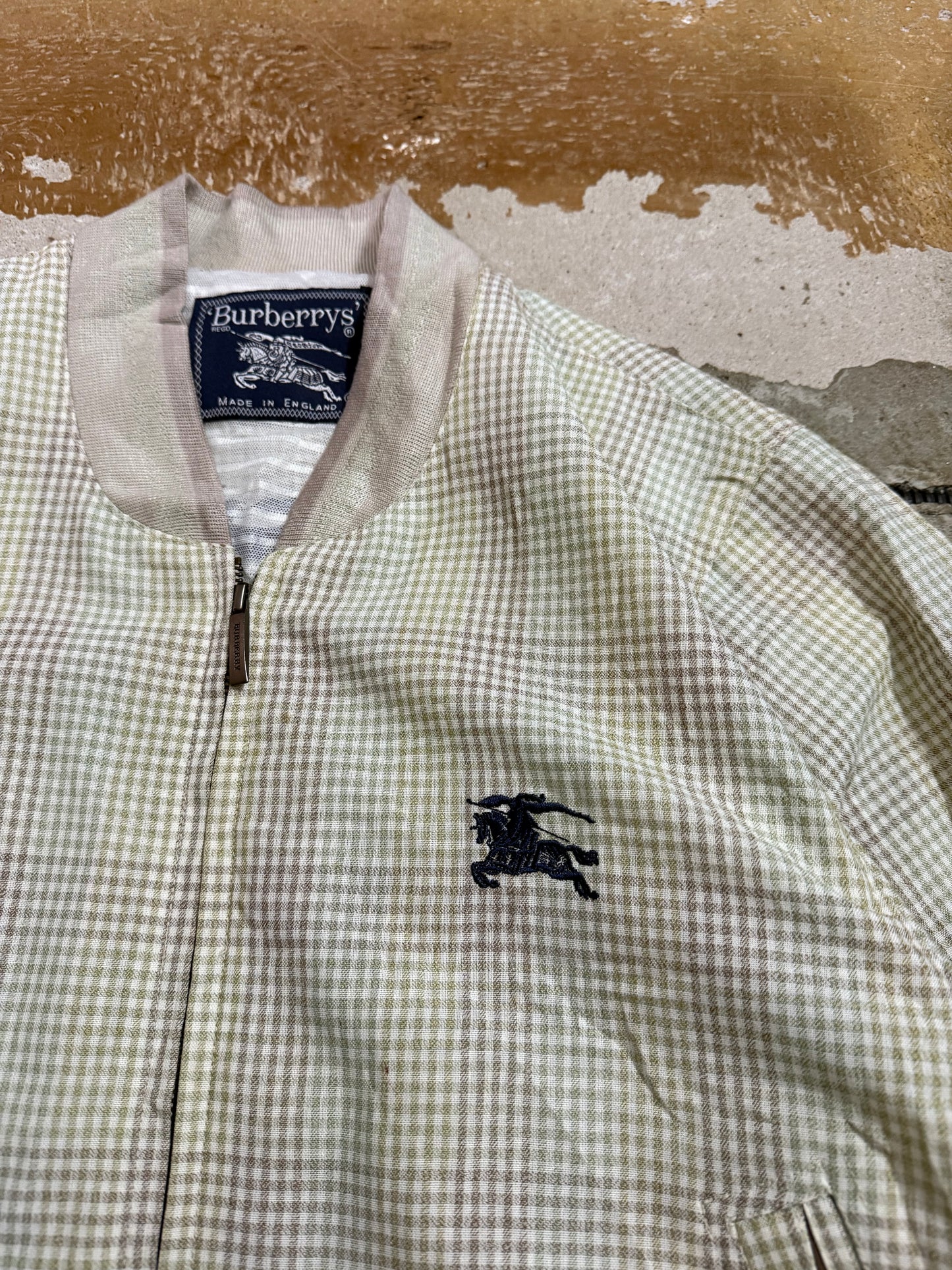 Burberry vintage prorsum embroidered harrington jacket - S