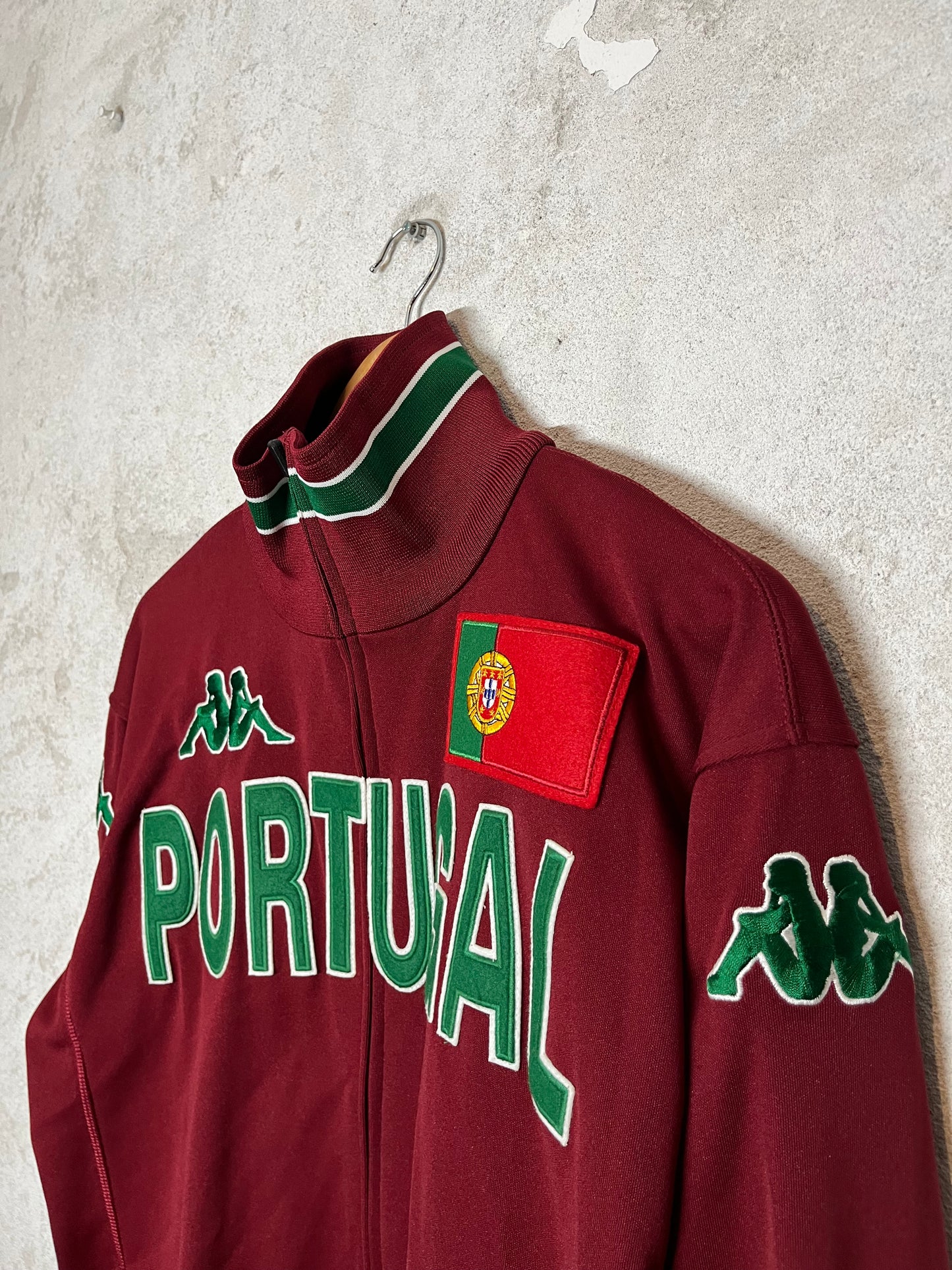 Kappa vintage Portugal zip-up sweater - L