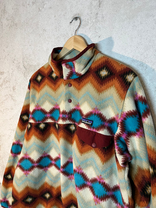 Patagonia Synchilla multicolor fleece sweater - XL