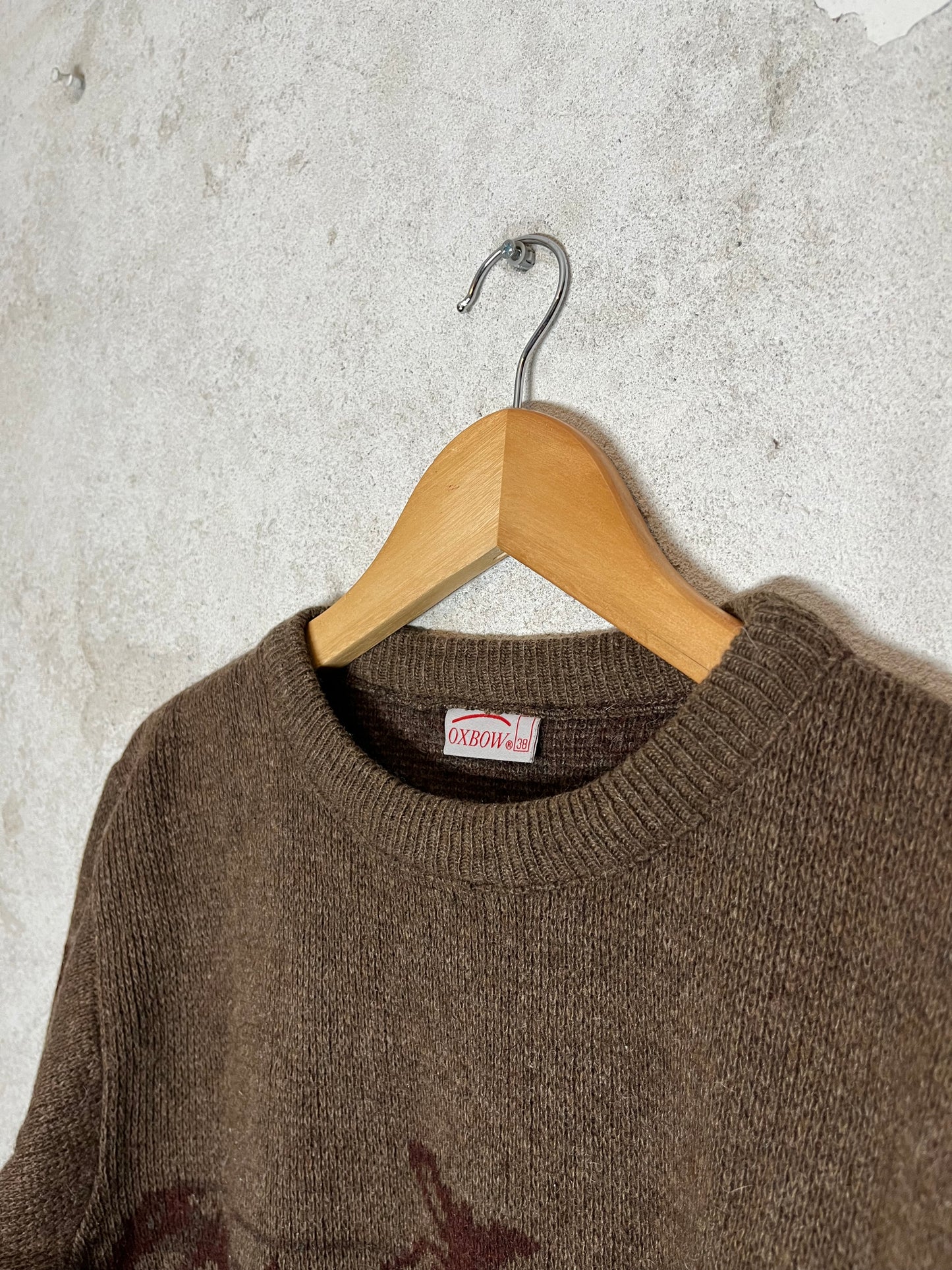 Oxbow vintage 90s heavy knit ski snowboard sweater - M/L