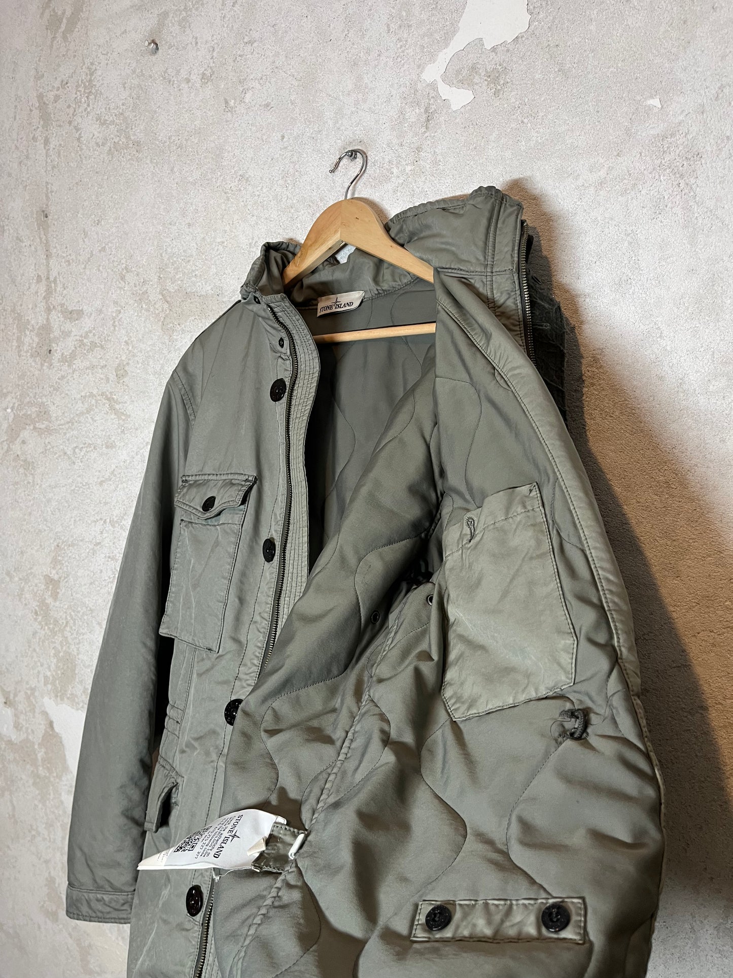 Stone Island David-TC khaki winter jacket - XL