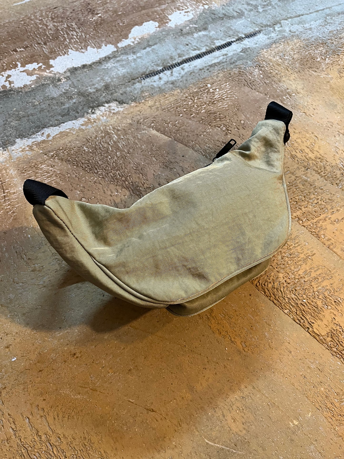 Oakley vintage retro beige waistbag - OS