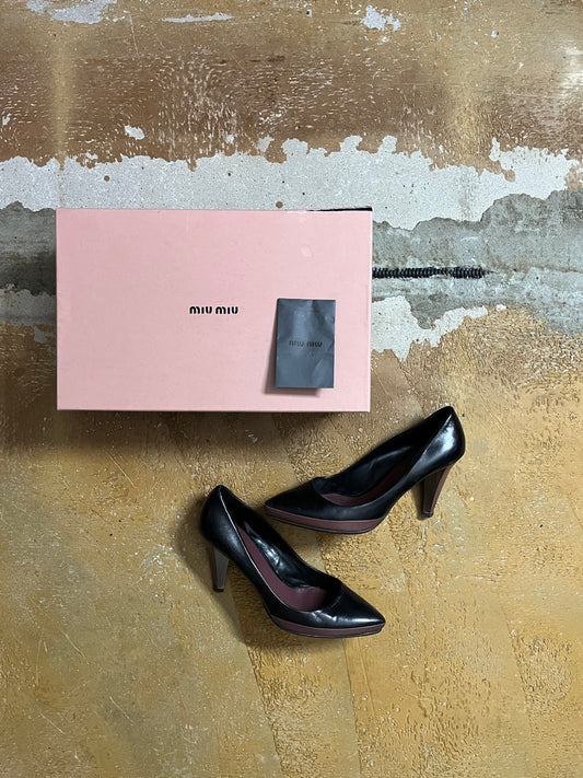 Miu Miu leather heels - 37,5
