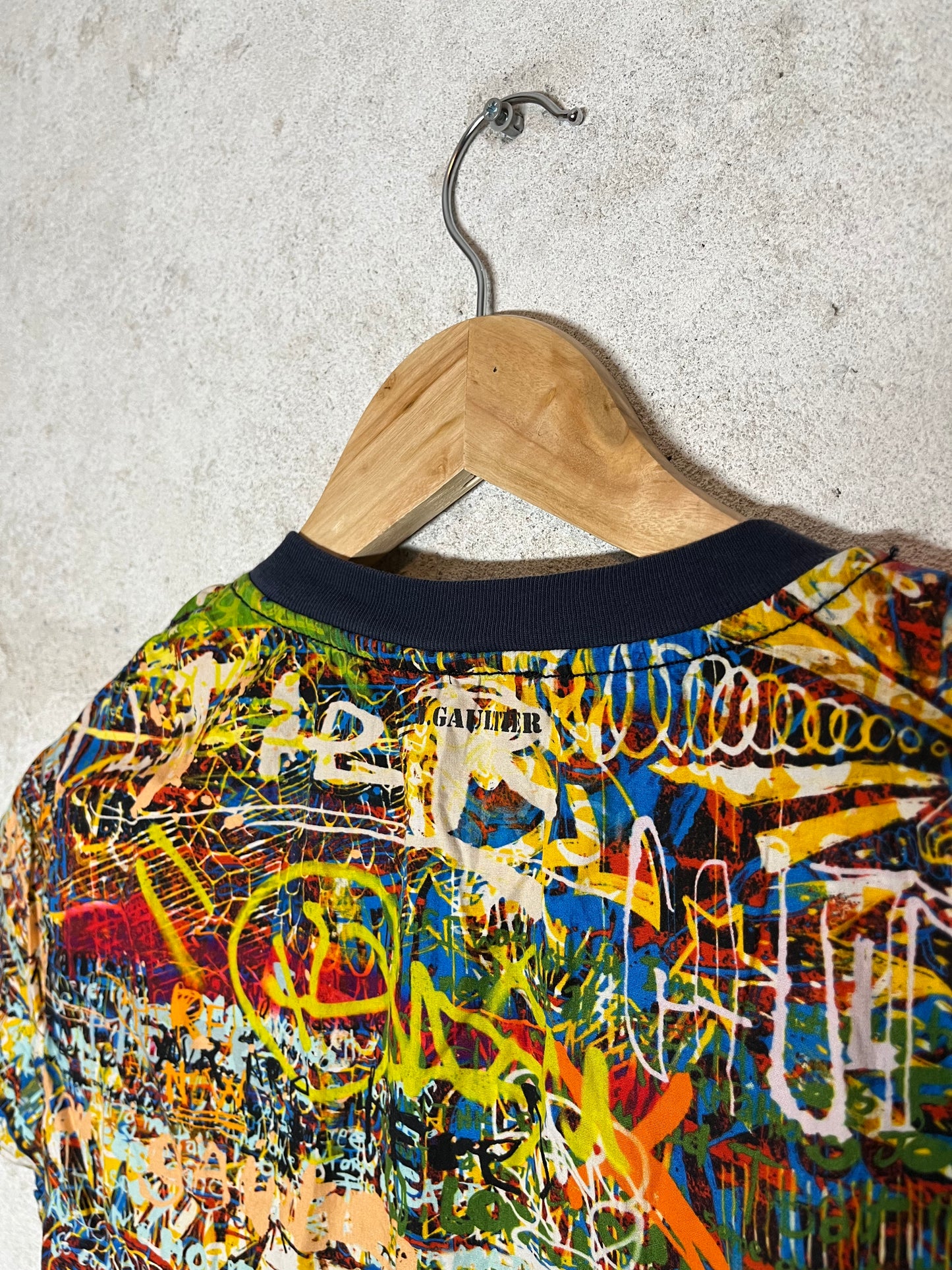 Jean Paul Gaultier multicolor drawing top