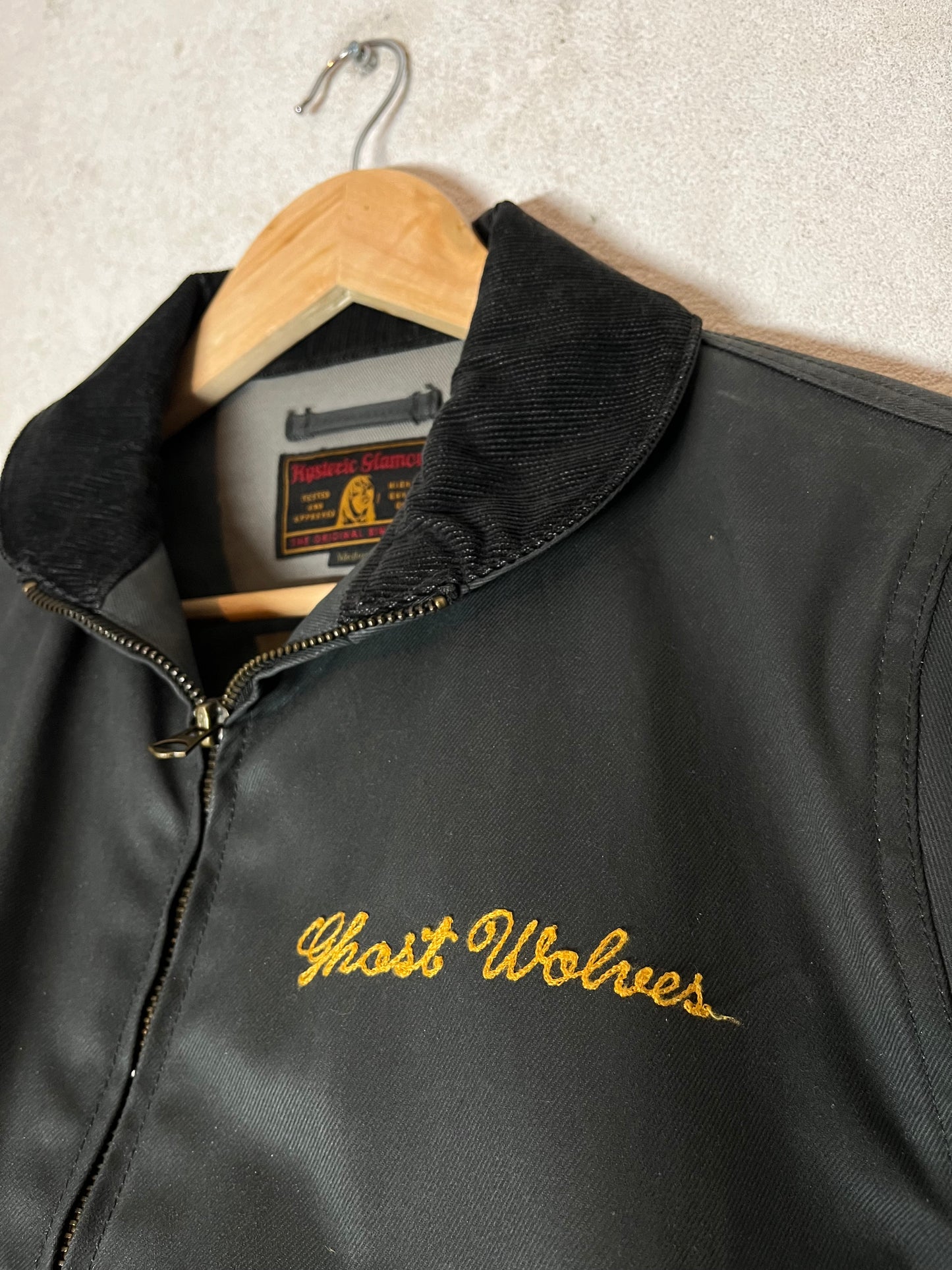 Hysteric Glamour “Ghost Wolves” waxed jacket - M