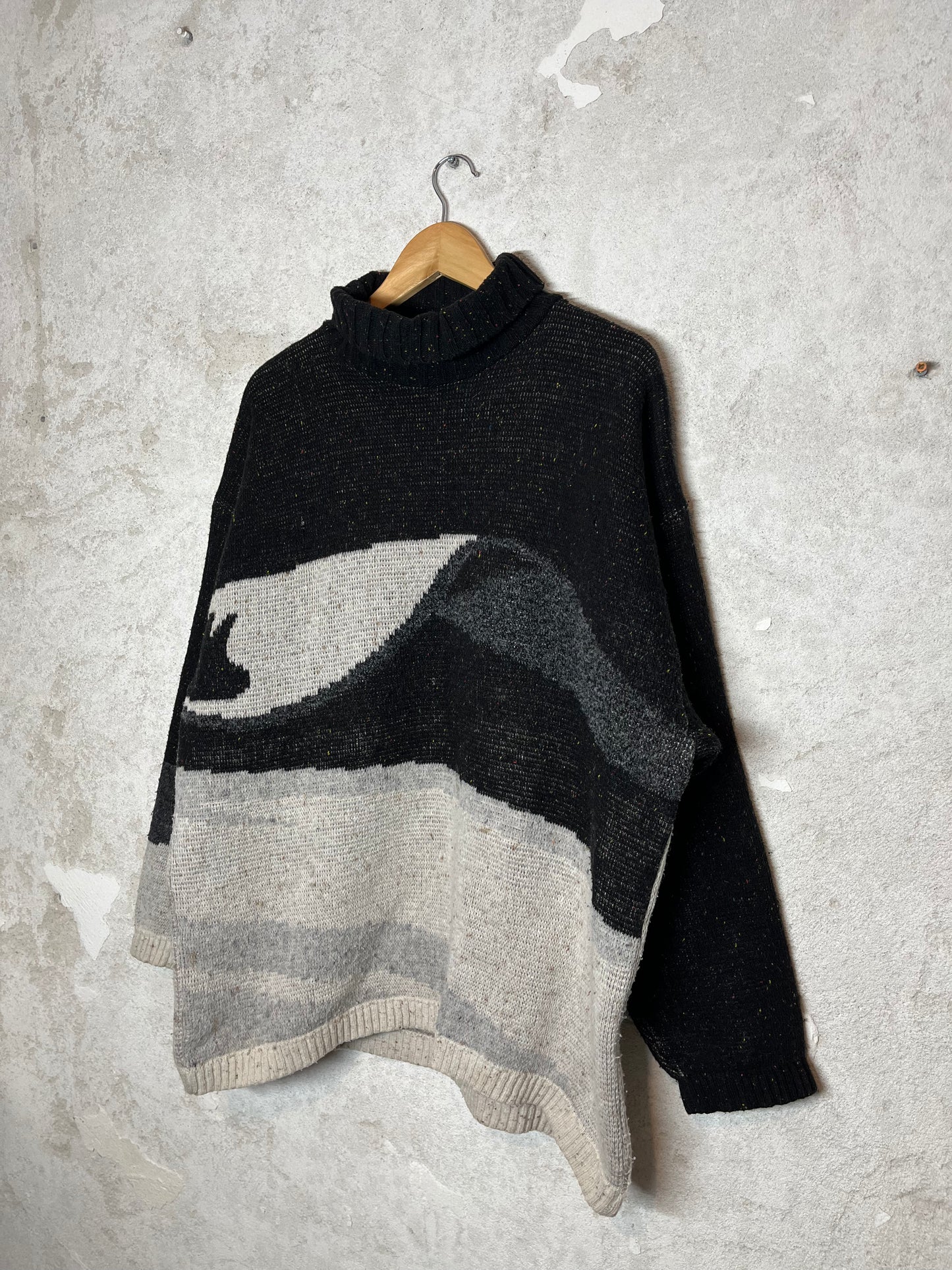 Oxbow heavy knit ski snowboard sweater - L