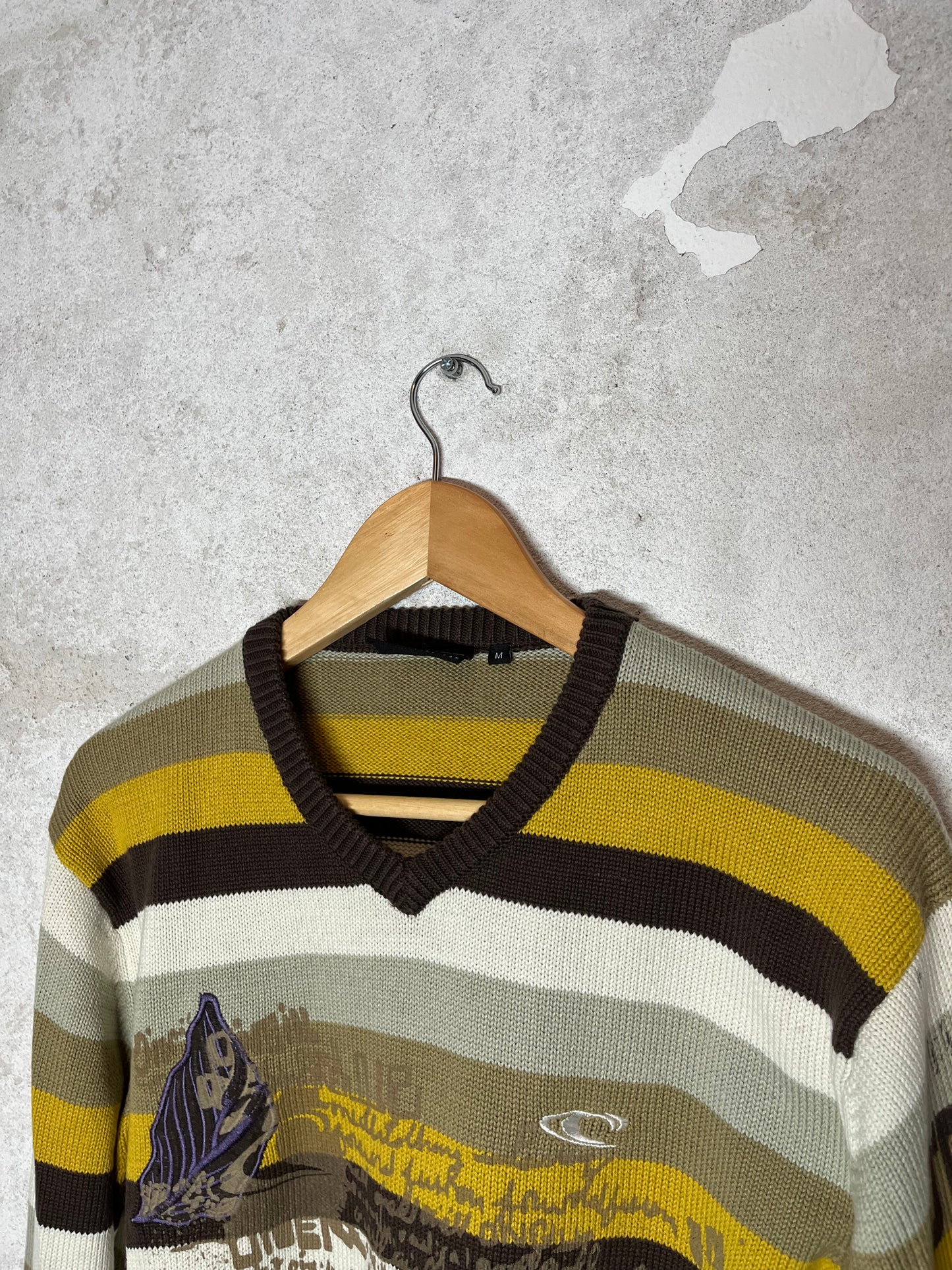 O'neill vintage 90s 2000s surf skate knit sweatshirt - M